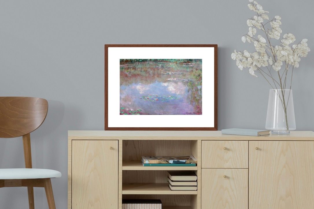 Pixalot Water Lily Pond with Clouds