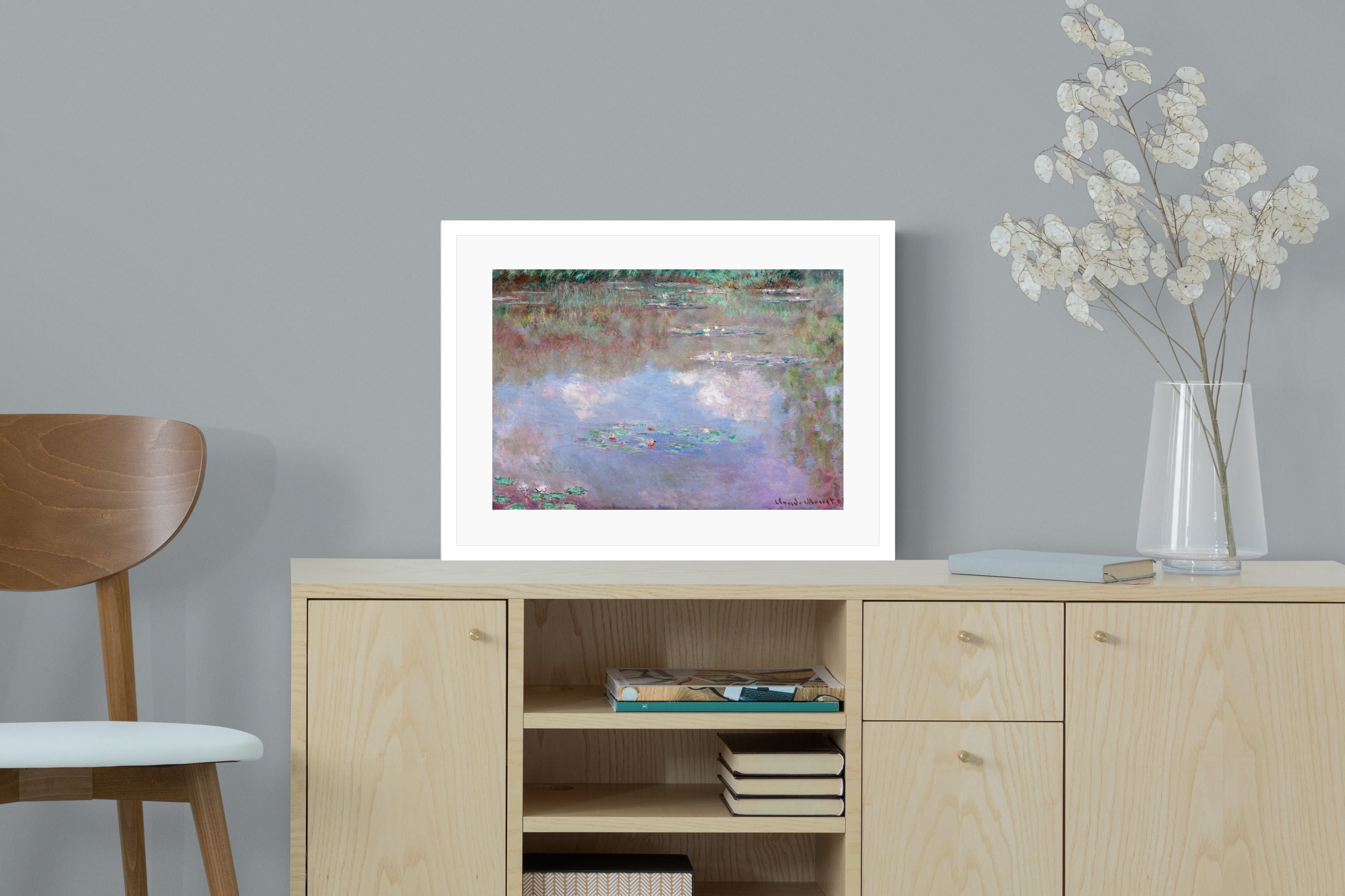 Pixalot Water Lily Pond with Clouds