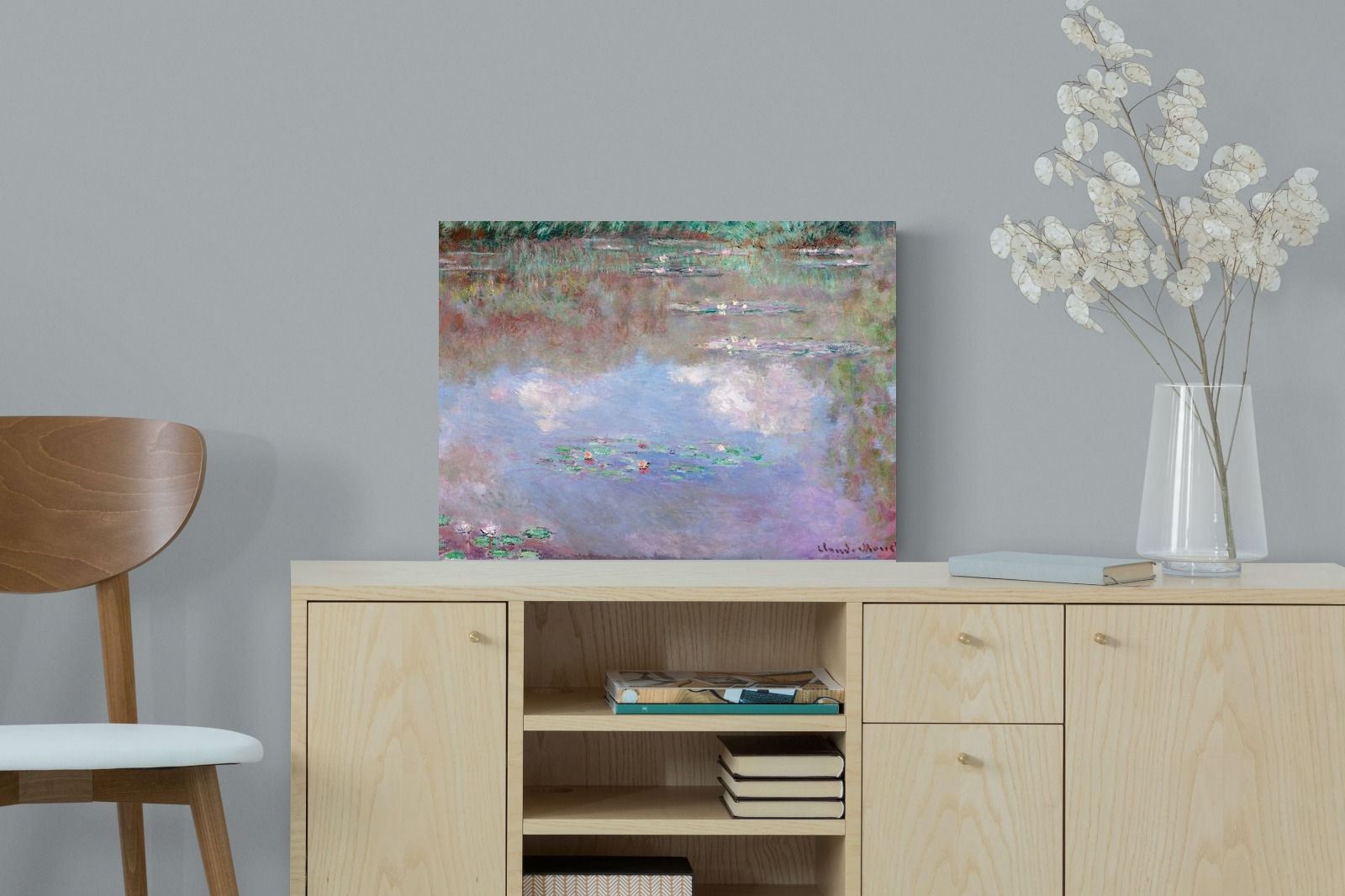 Pixalot Water Lily Pond with Clouds