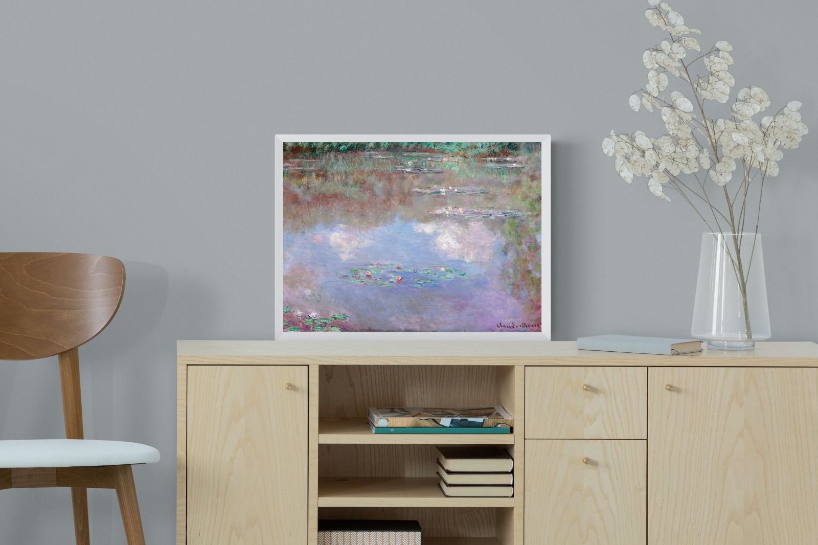 Pixalot Water Lily Pond with Clouds