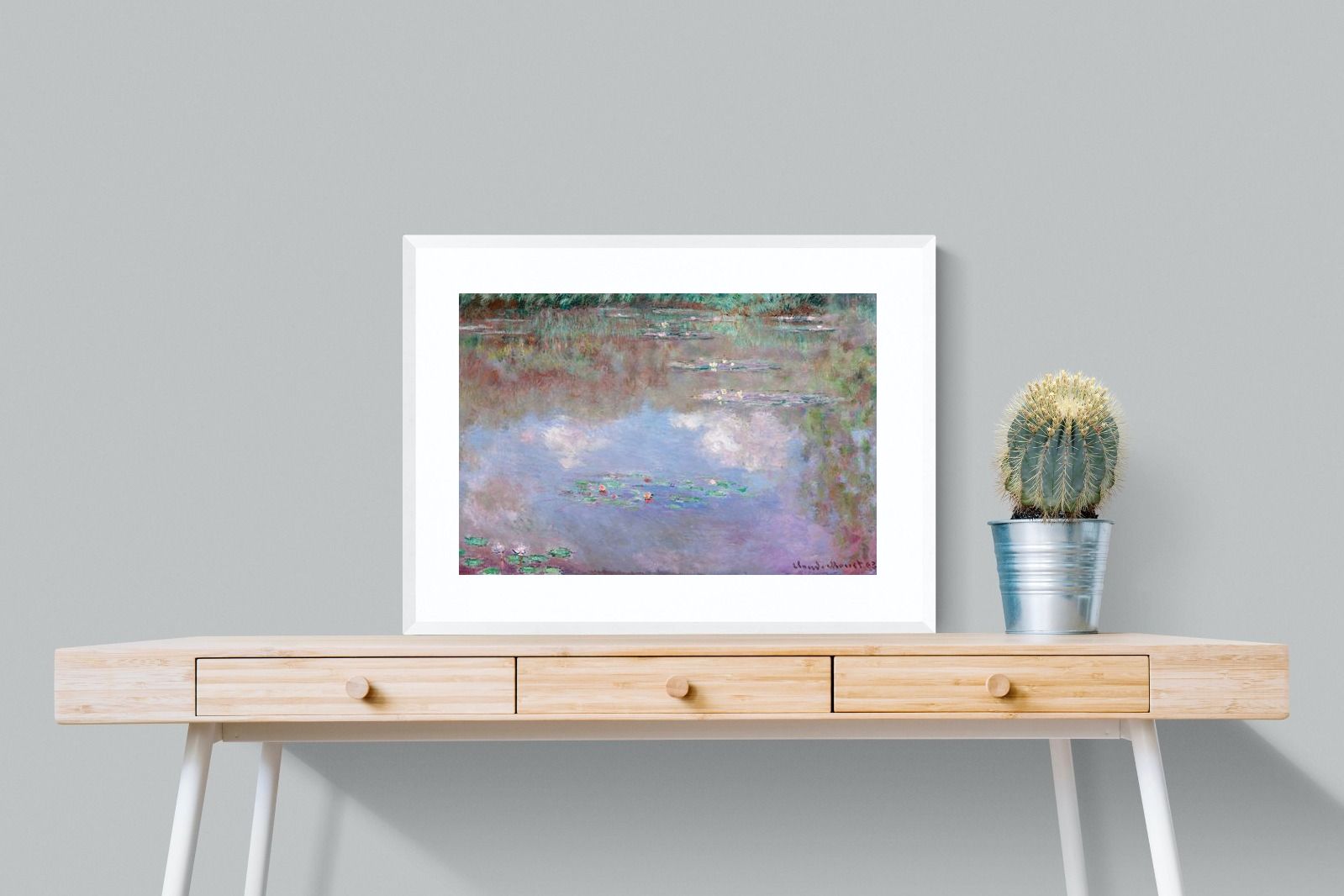 Pixalot Water Lily Pond with Clouds