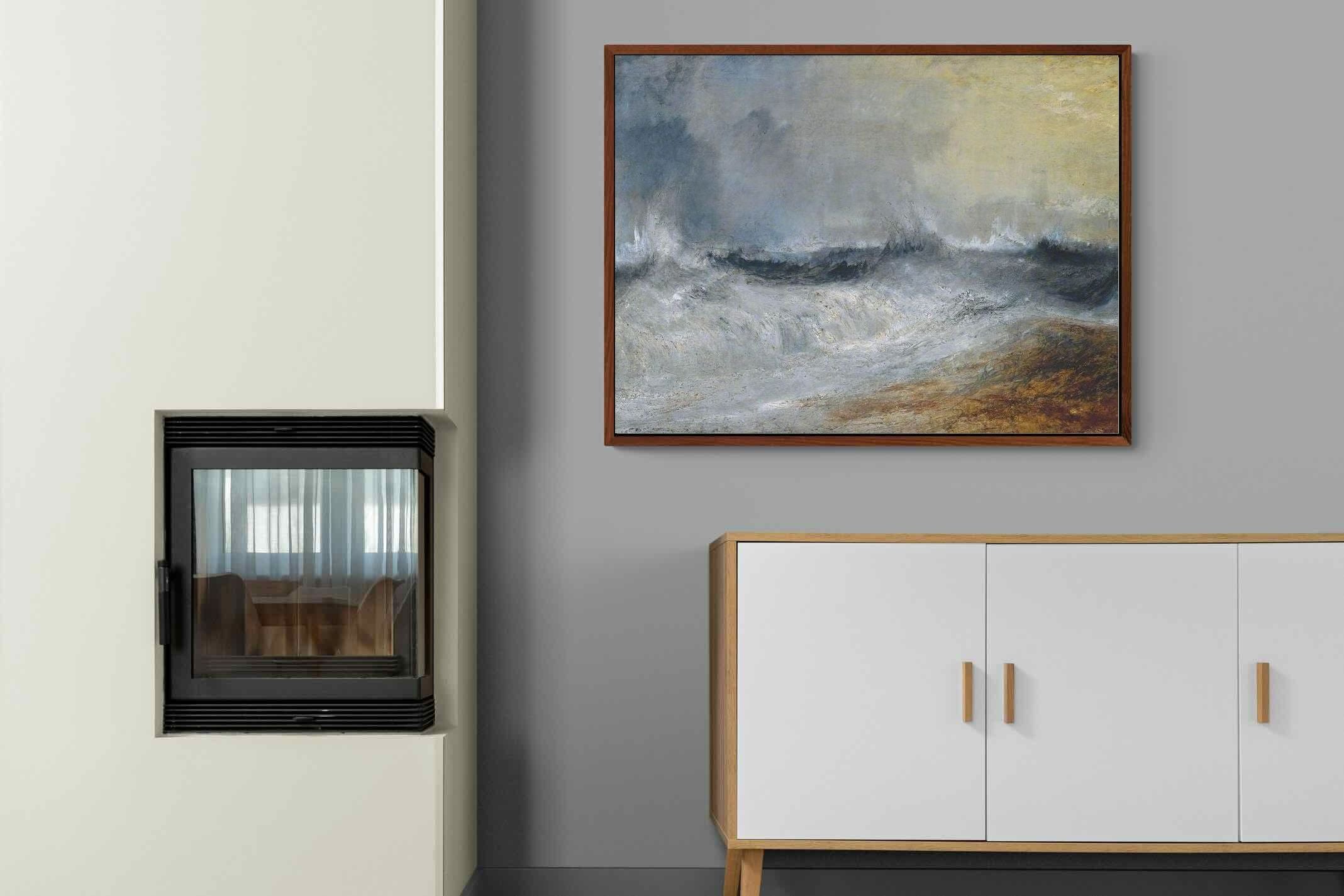 Pixalot ® Waves Breaking Against The Wind