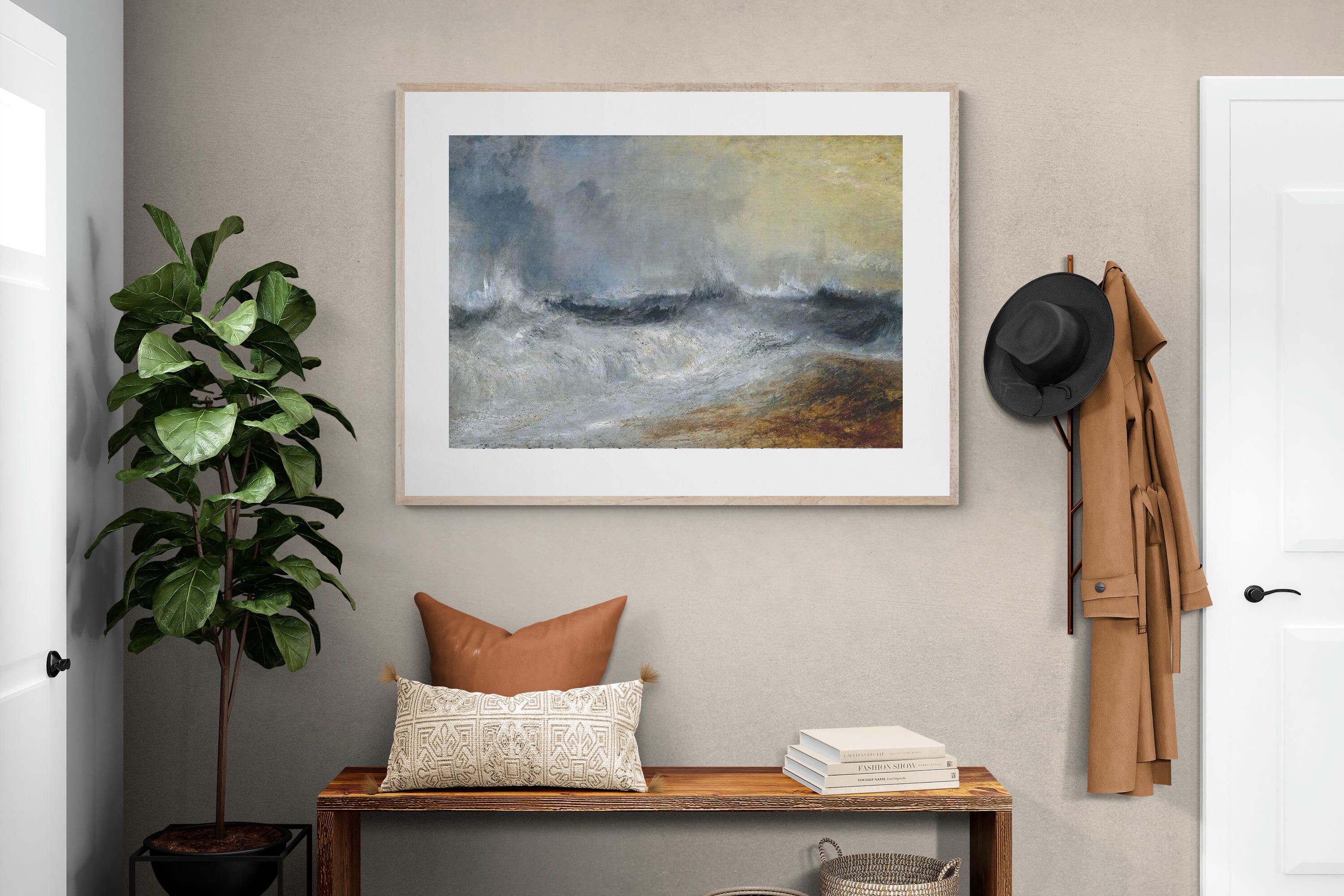 Pixalot ® Waves Breaking Against The Wind