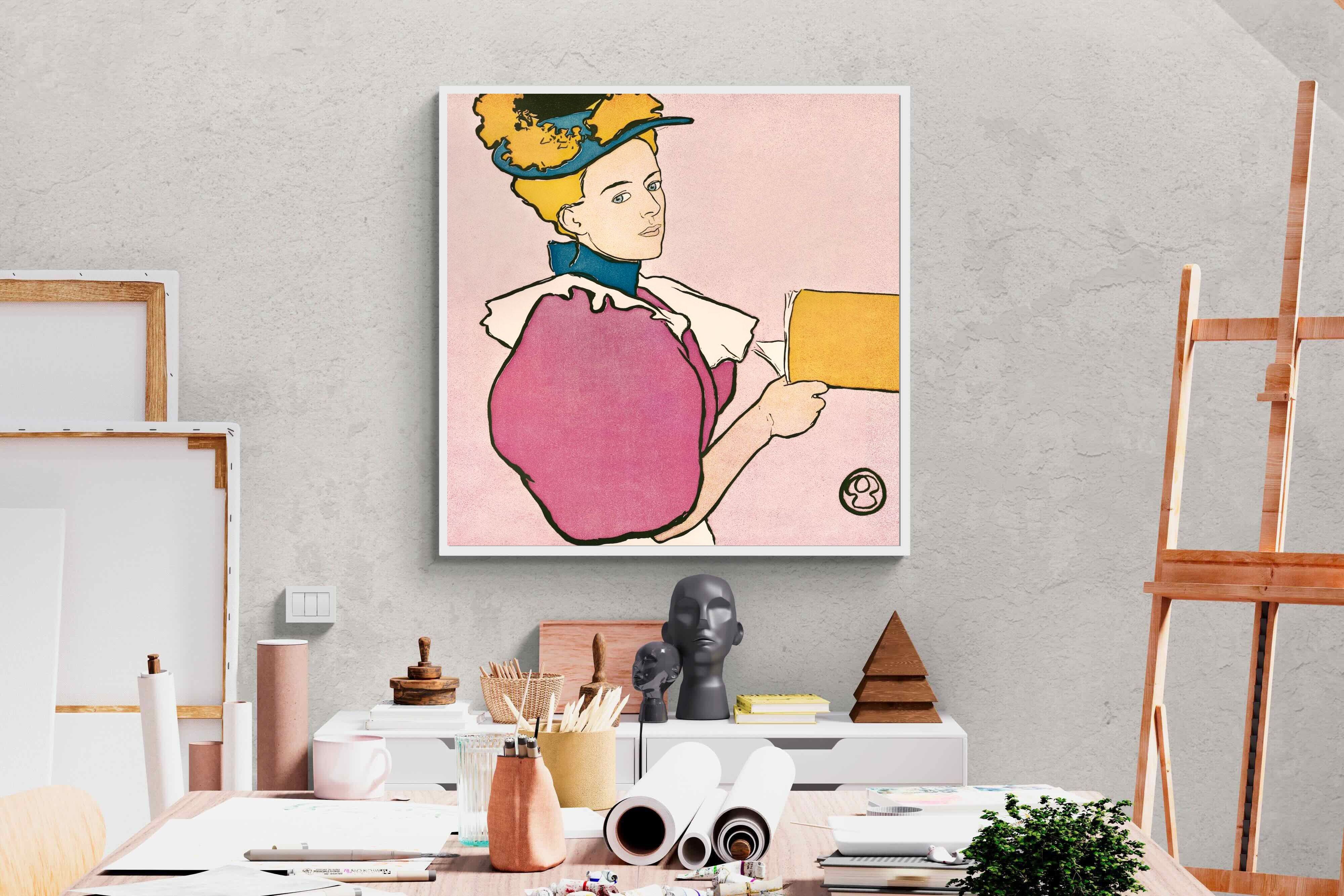 Pixalot Woman Holding Book