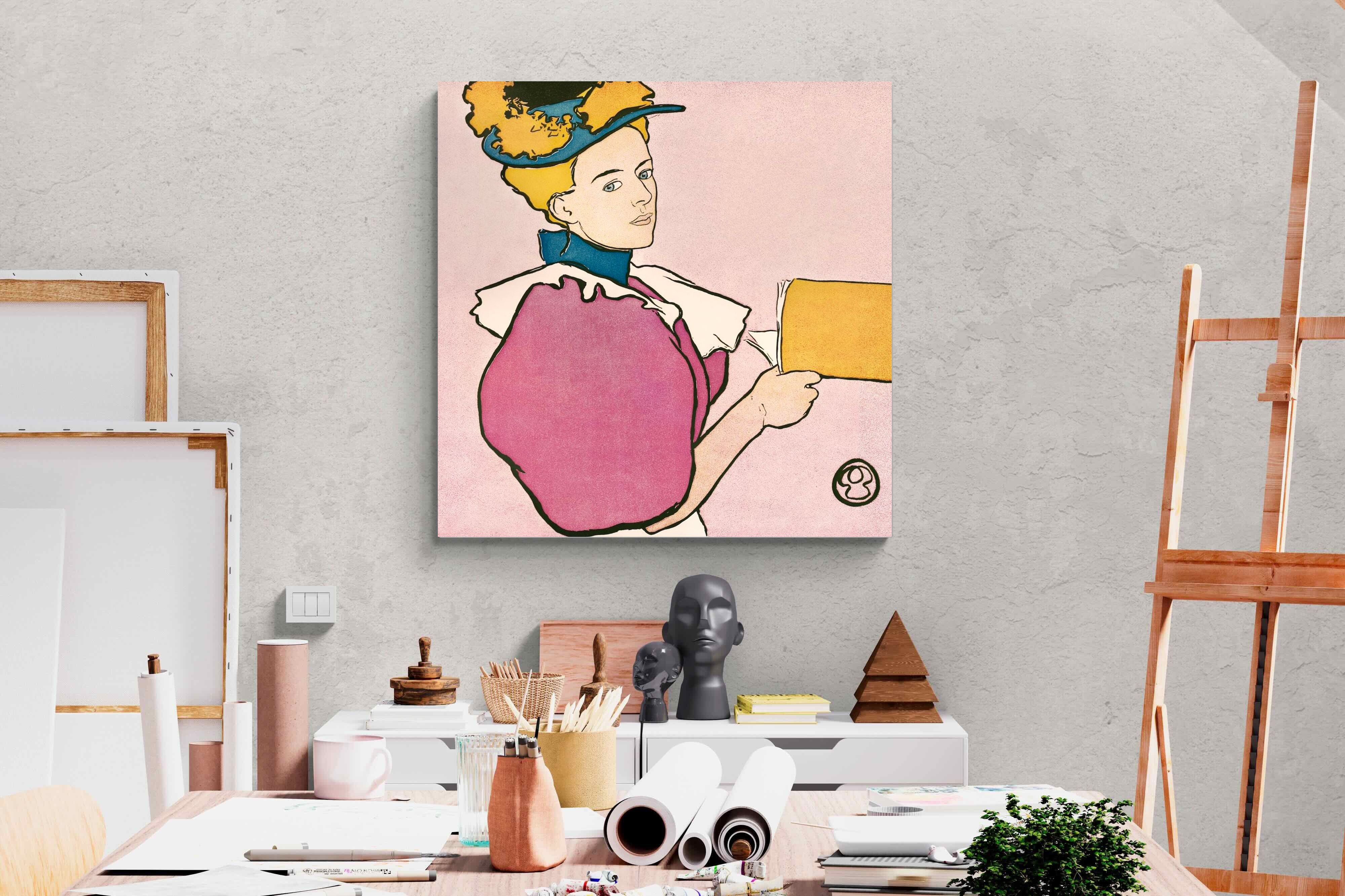 Pixalot Woman Holding Book