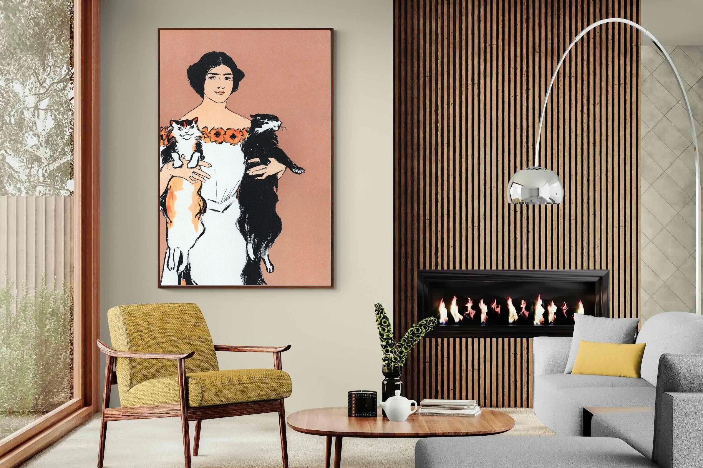 Pixalot ® Woman Holding Cats