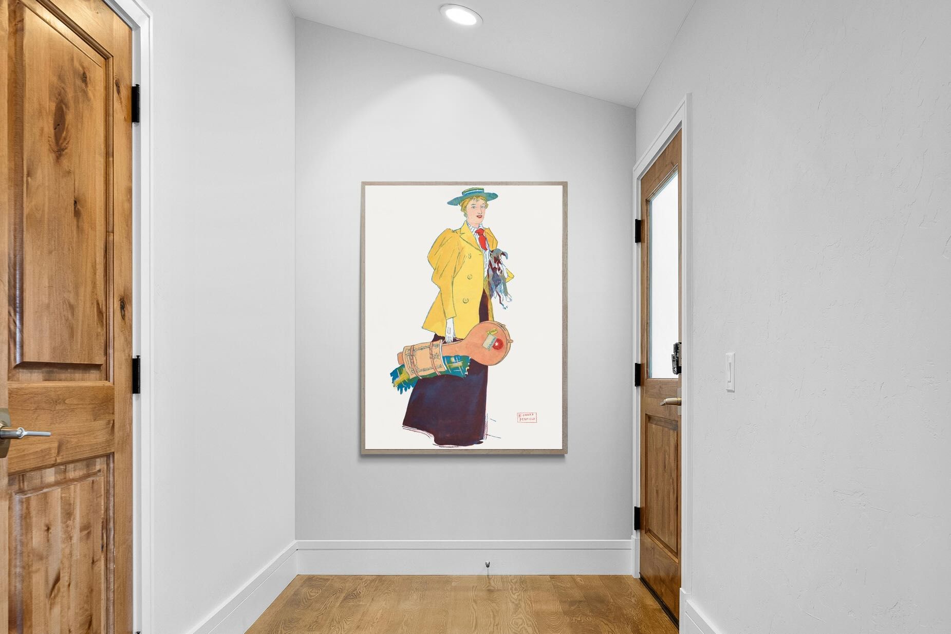 Pixalot Woman Holding Dog