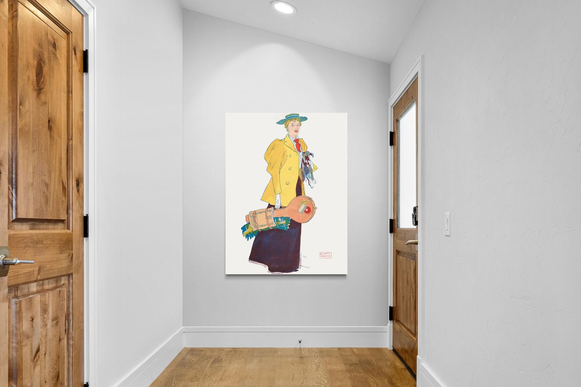 Pixalot Woman Holding Dog