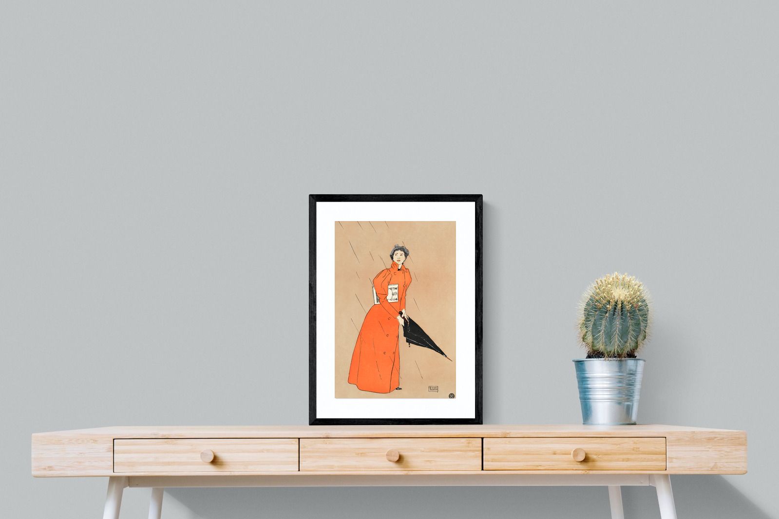 Pixalot Woman Holding Umbrella