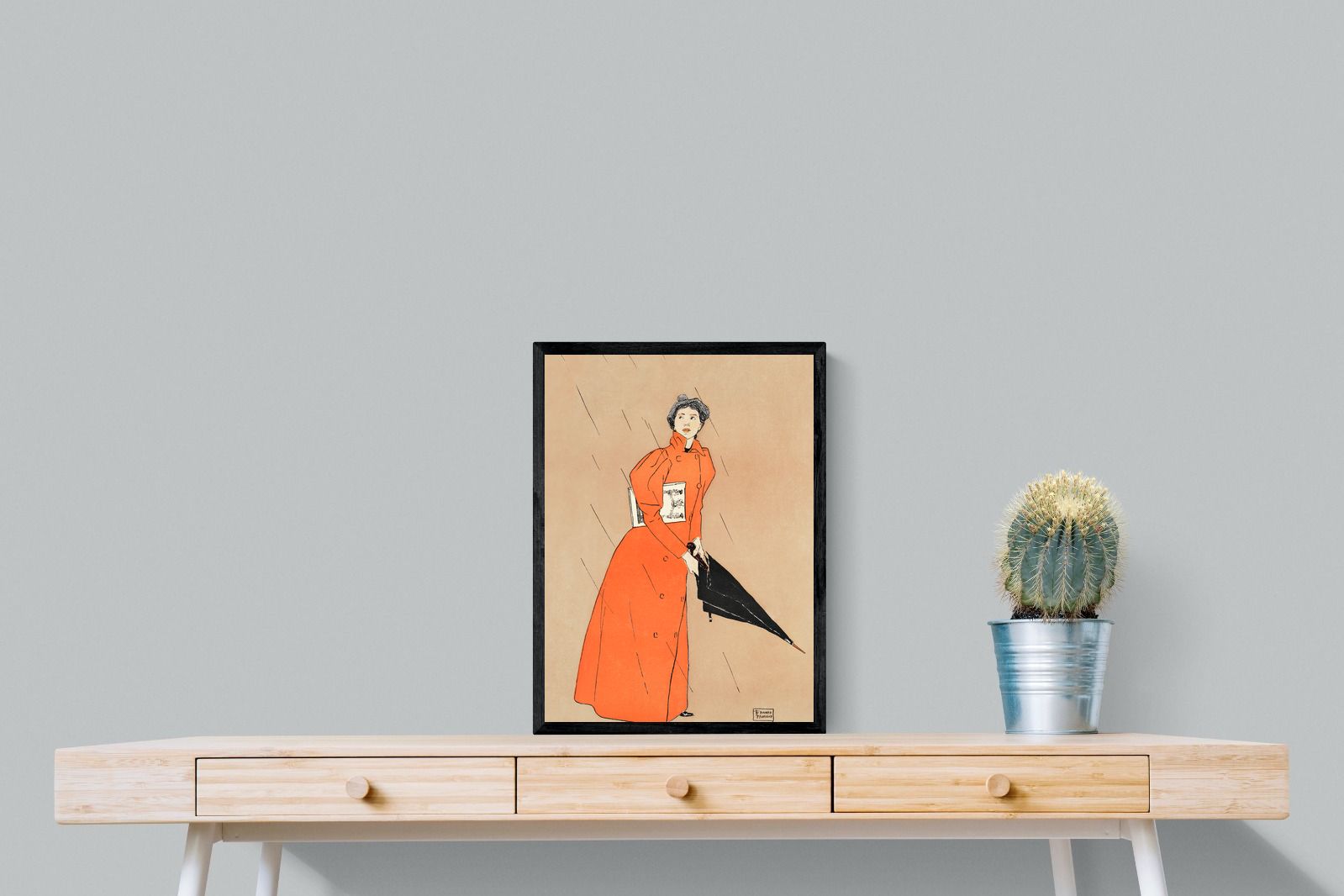 Pixalot Woman Holding Umbrella