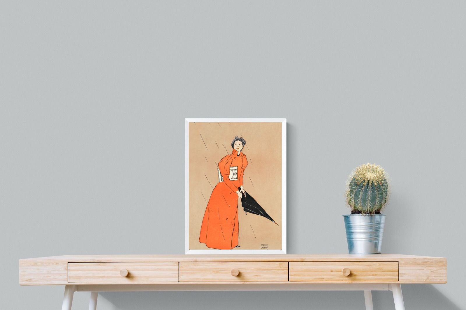 Pixalot Woman Holding Umbrella