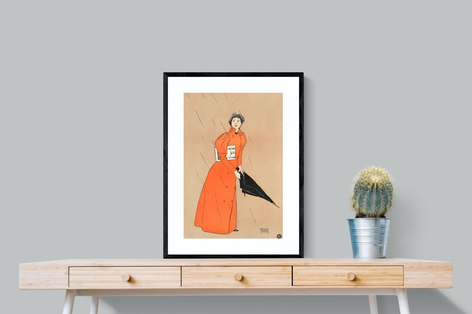 Pixalot Woman Holding Umbrella