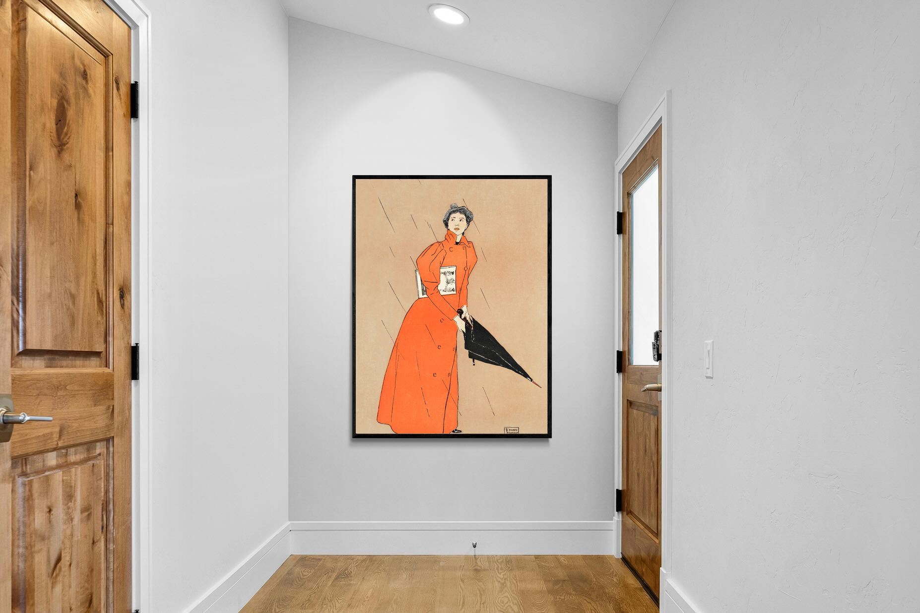 Pixalot Woman Holding Umbrella