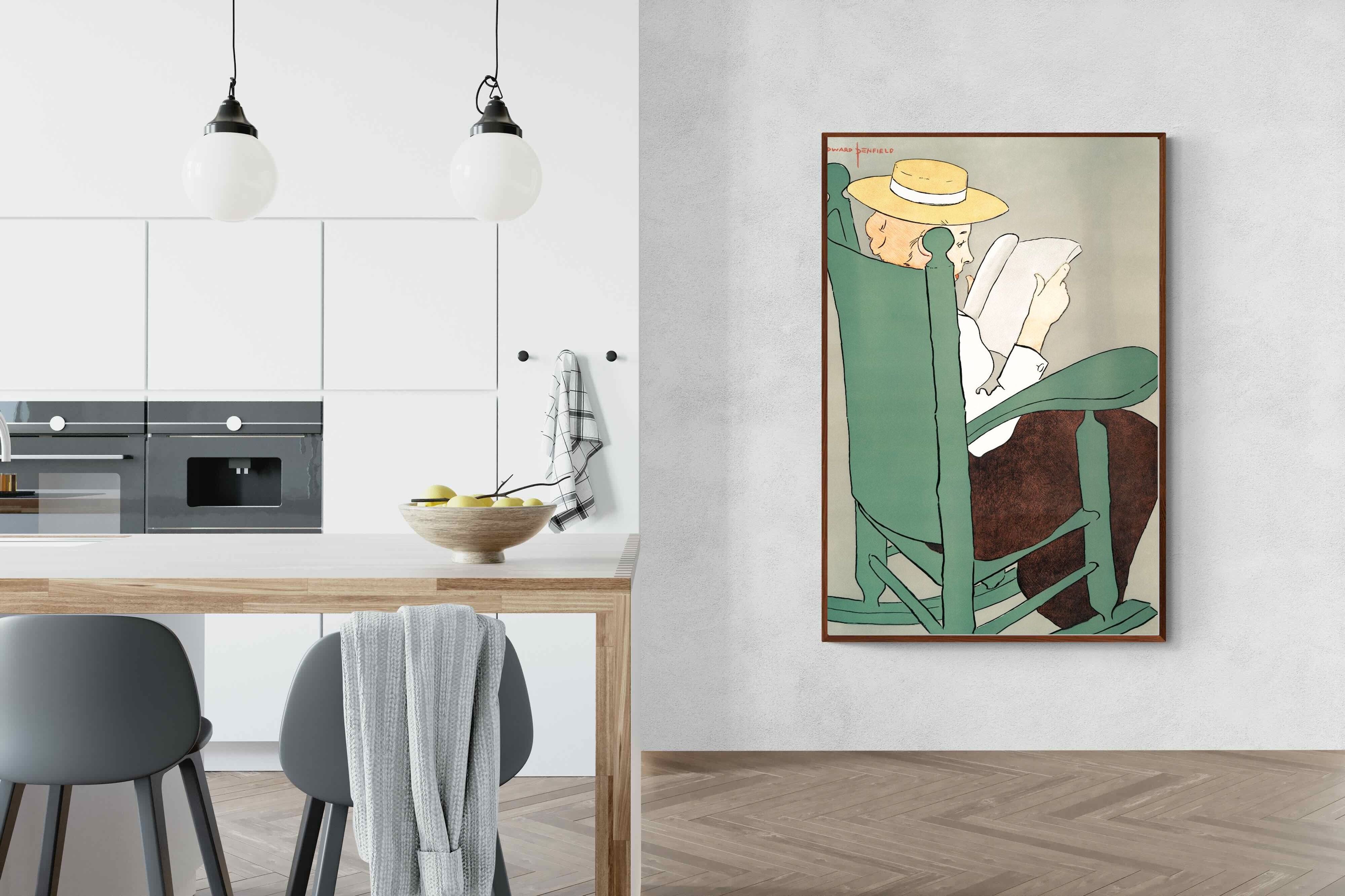 Pixalot Woman Reading in a Rocking Chair