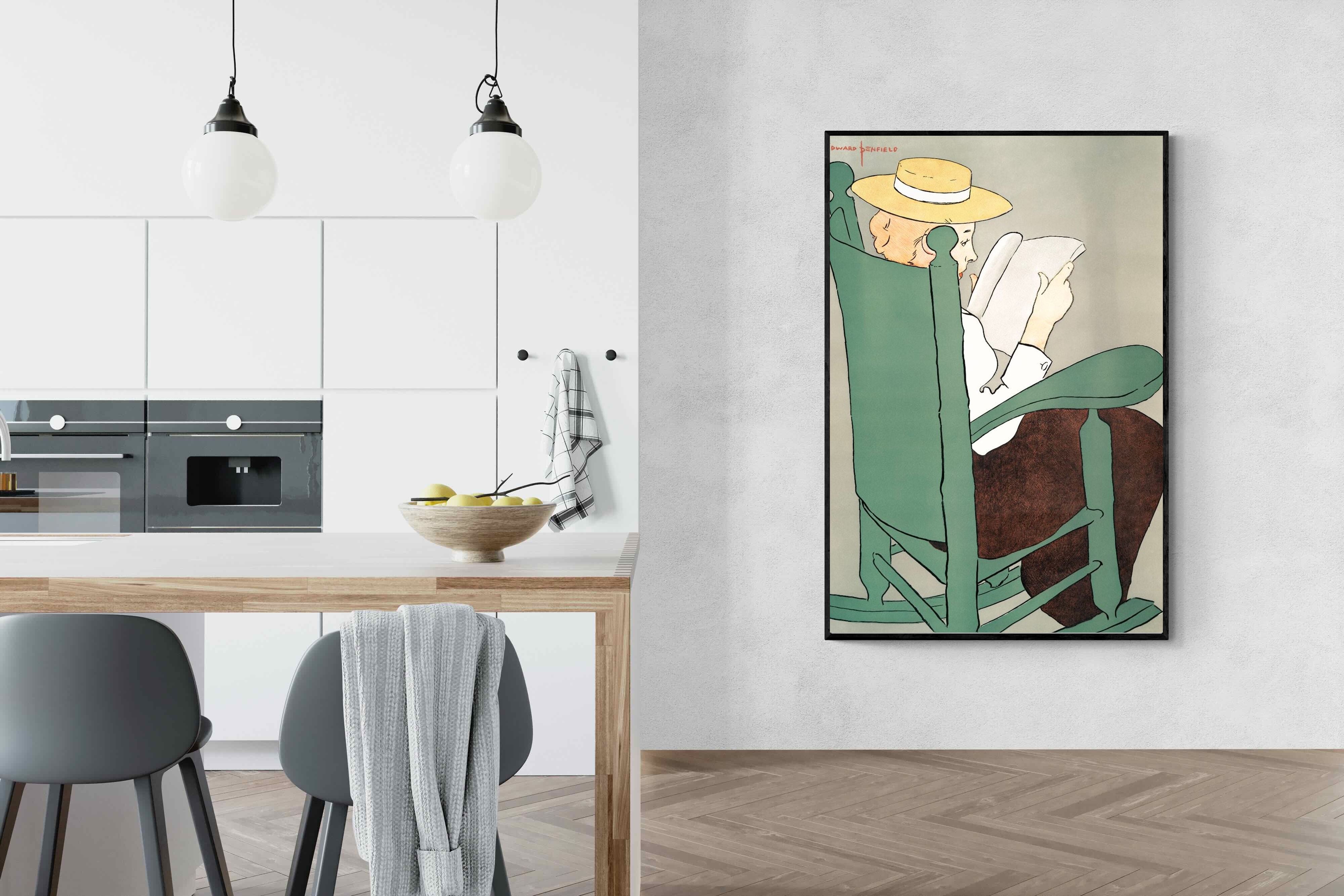 Pixalot Woman Reading in a Rocking Chair