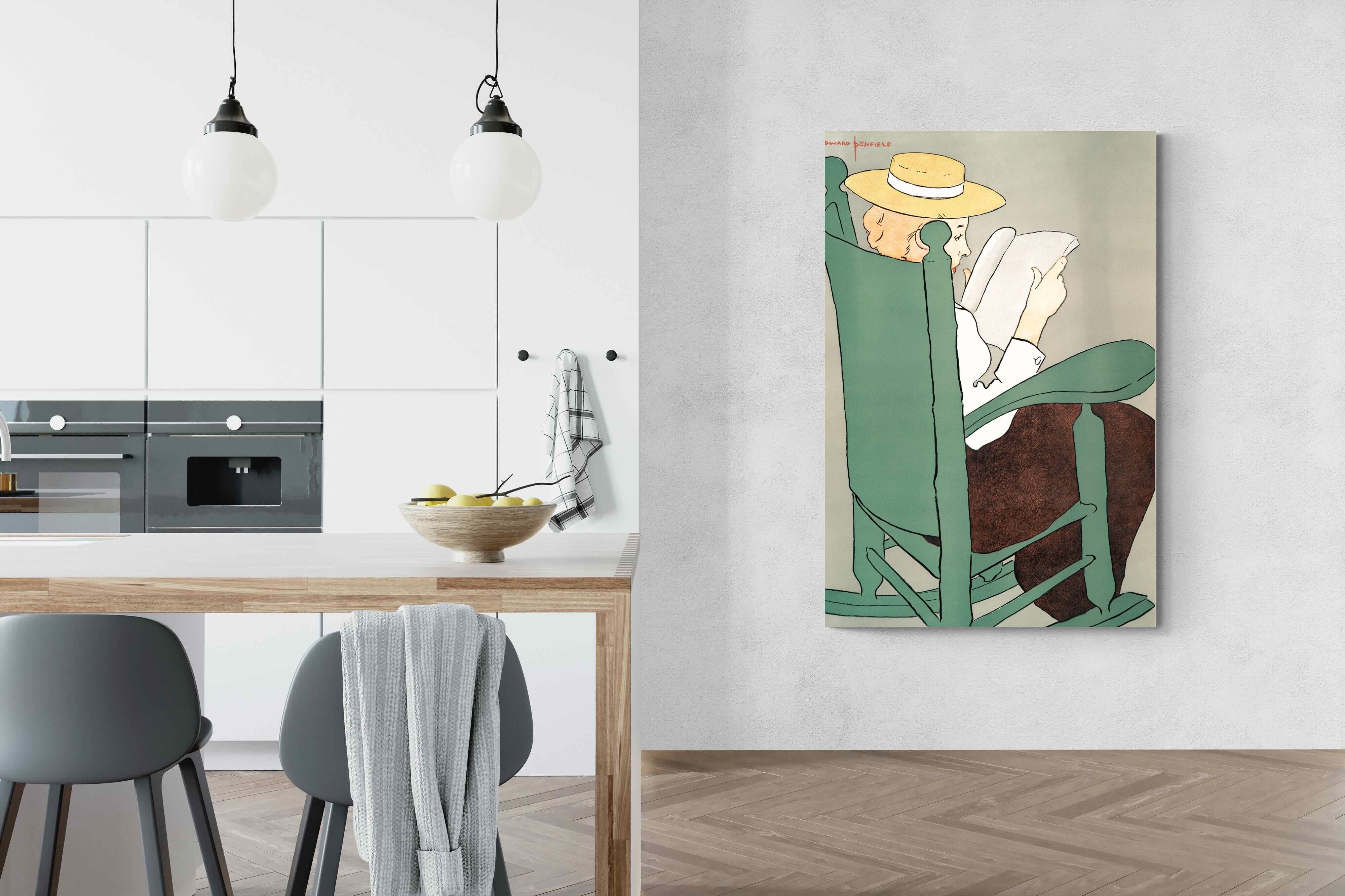 Pixalot Woman Reading in a Rocking Chair