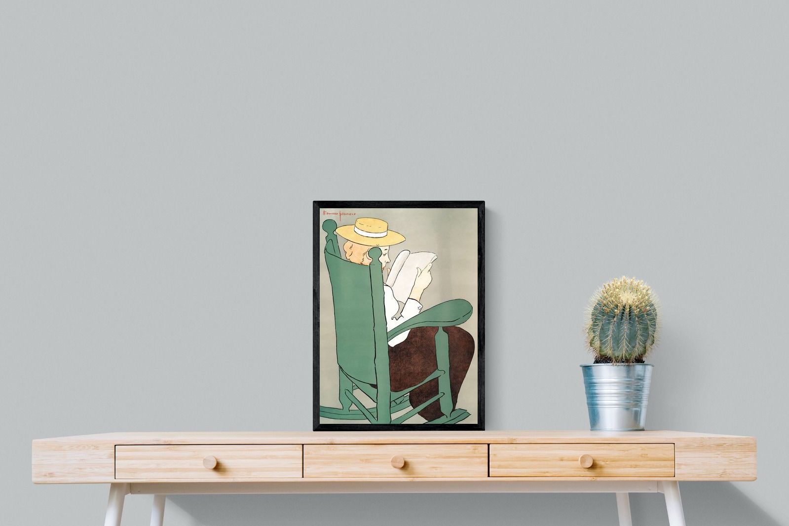 Pixalot Woman Reading in a Rocking Chair
