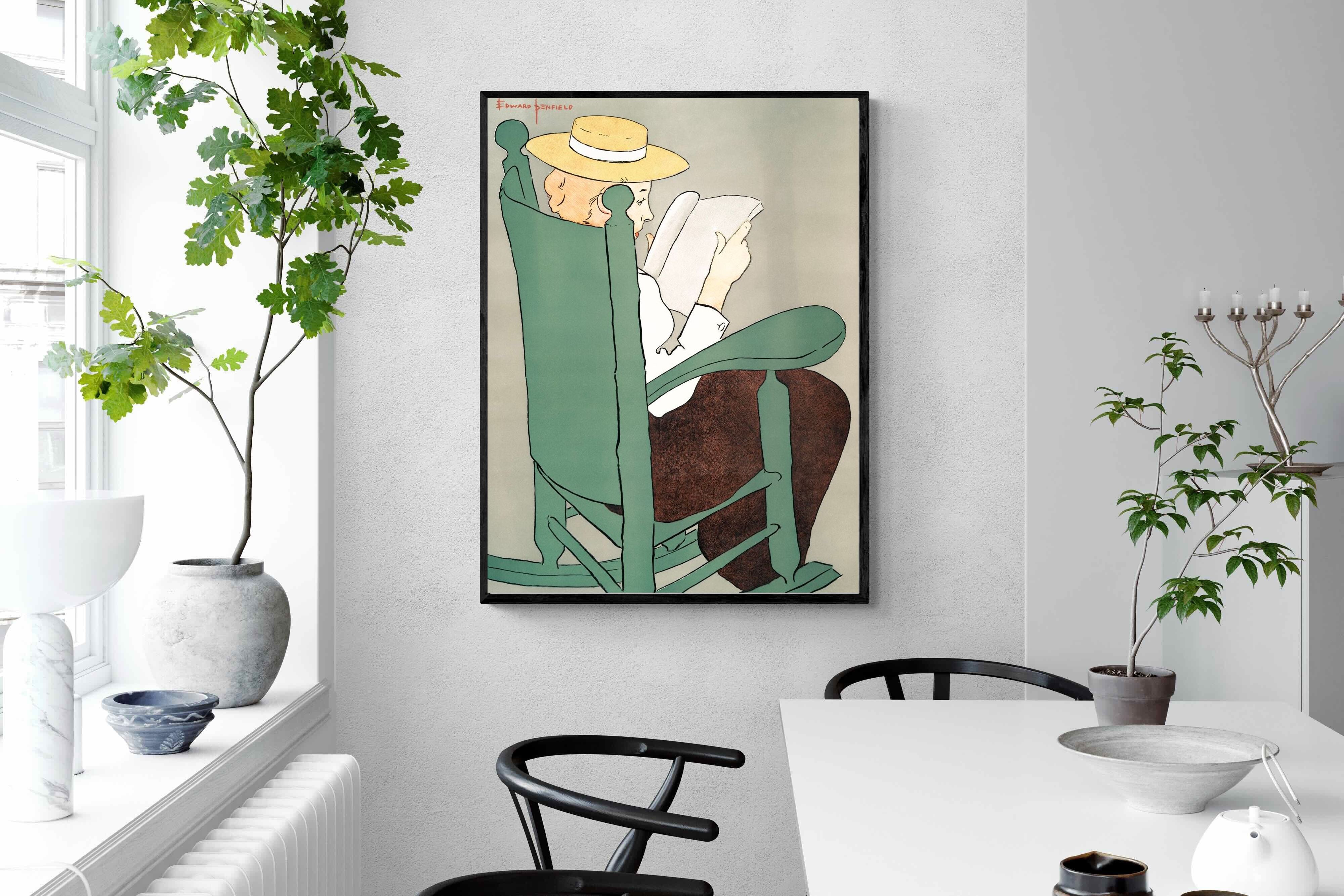 Pixalot Woman Reading in a Rocking Chair