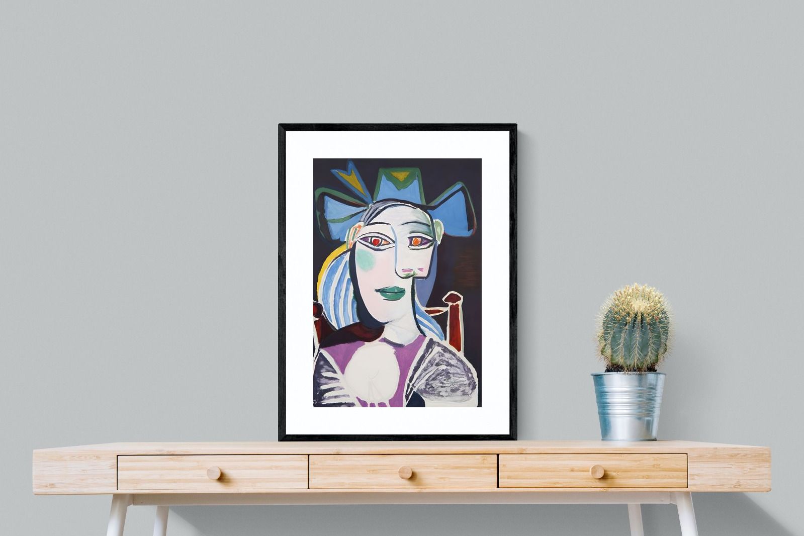 Pixalot Woman with Blue Bow