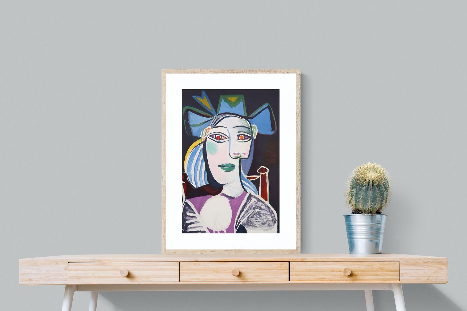 Pixalot Woman with Blue Bow