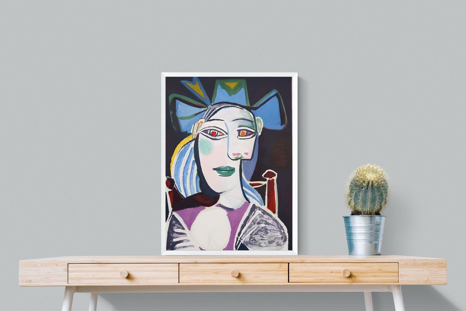 Pixalot Woman with Blue Bow