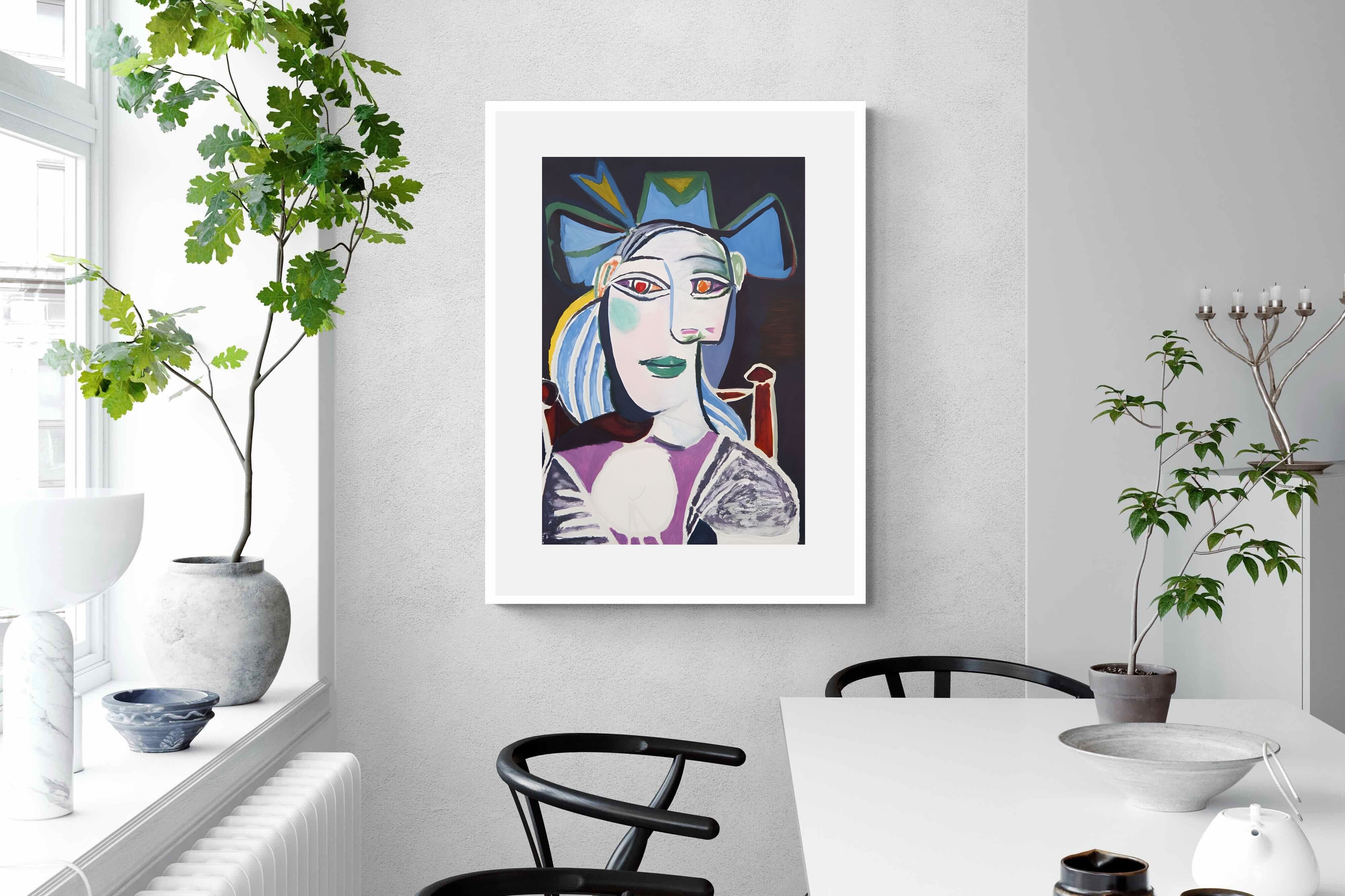 Pixalot Woman with Blue Bow