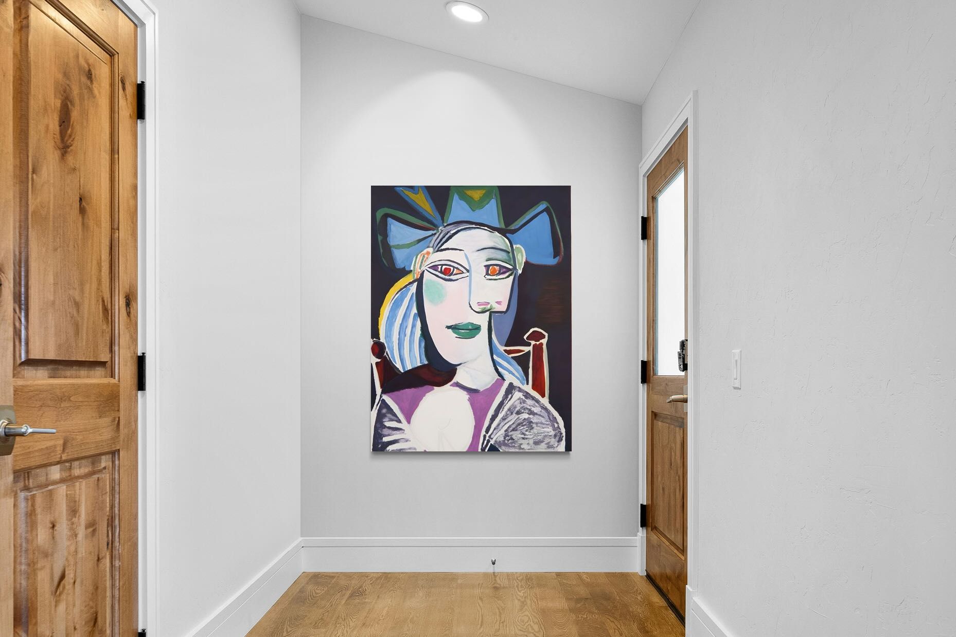Pixalot Woman with Blue Bow