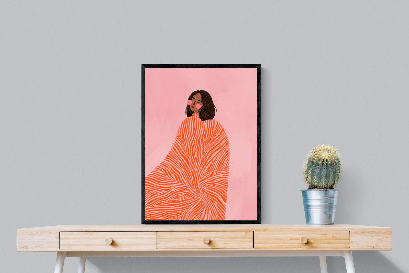 Pixalot Woman With Swirls