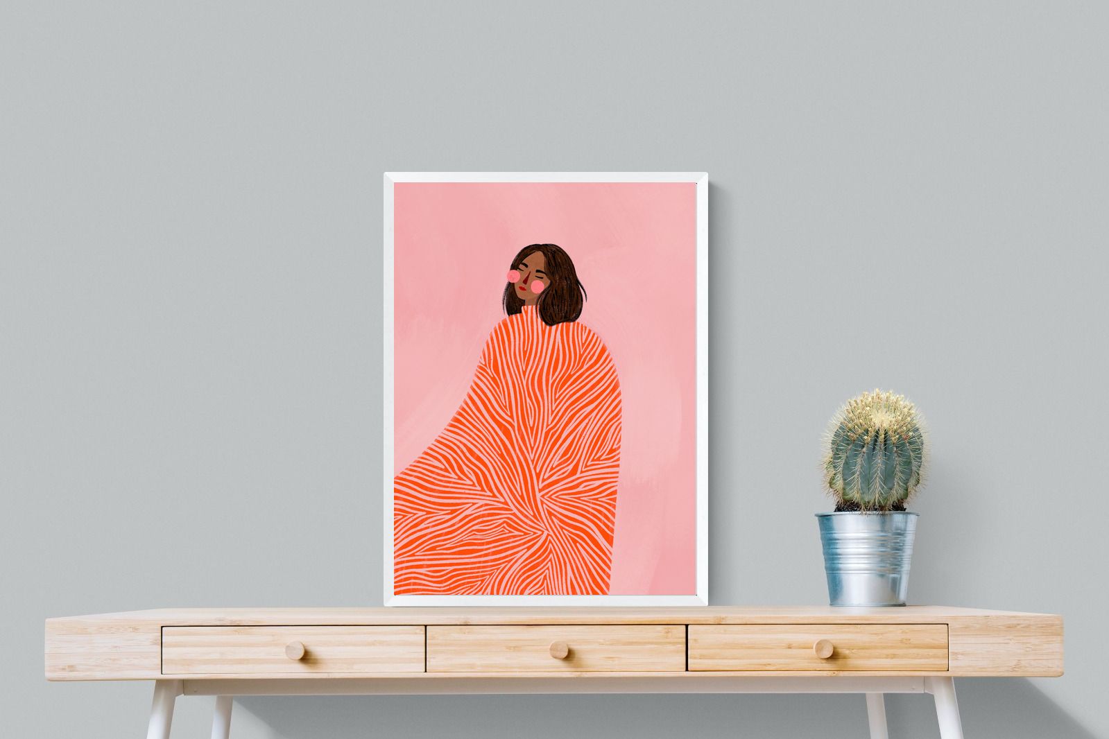 Pixalot Woman With Swirls