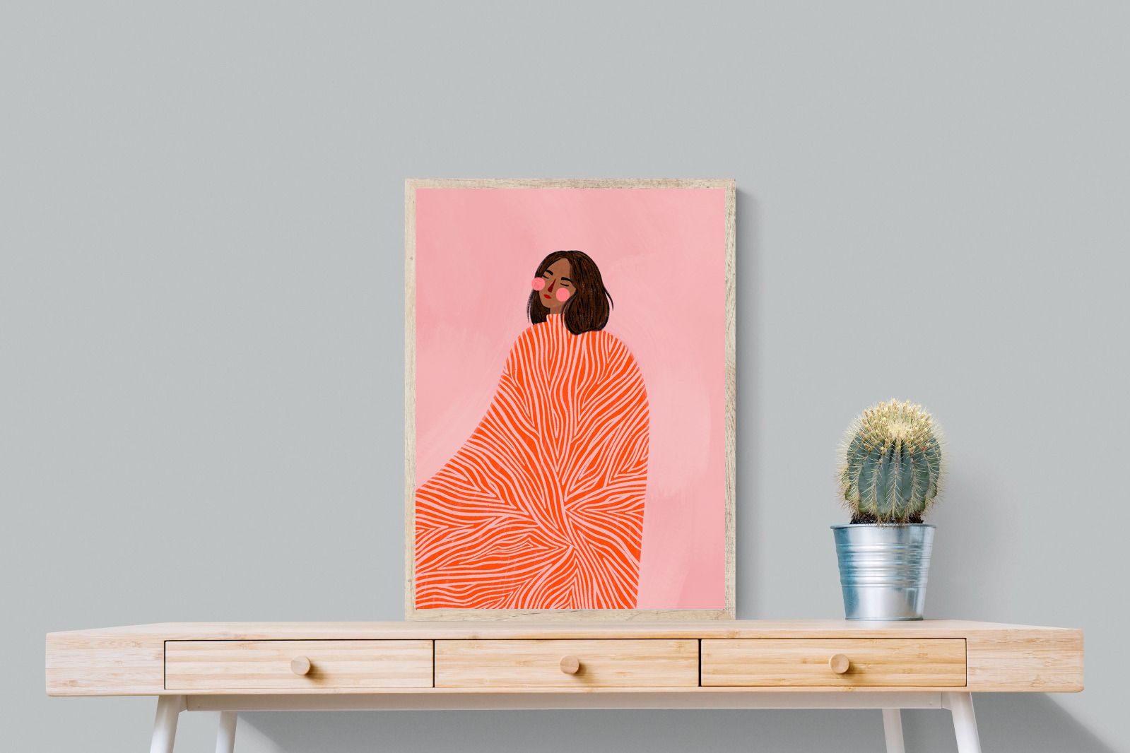 Pixalot Woman With Swirls