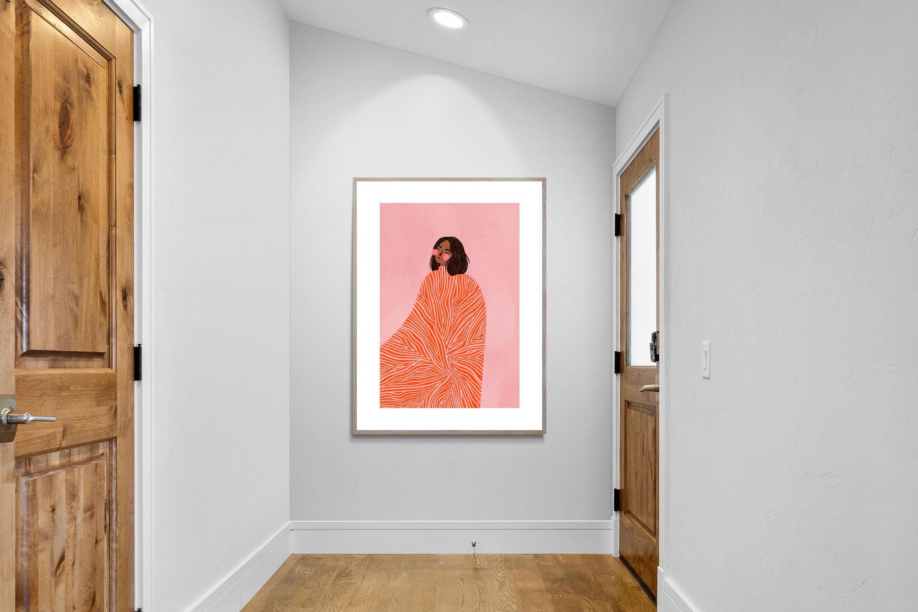 Pixalot Woman With Swirls