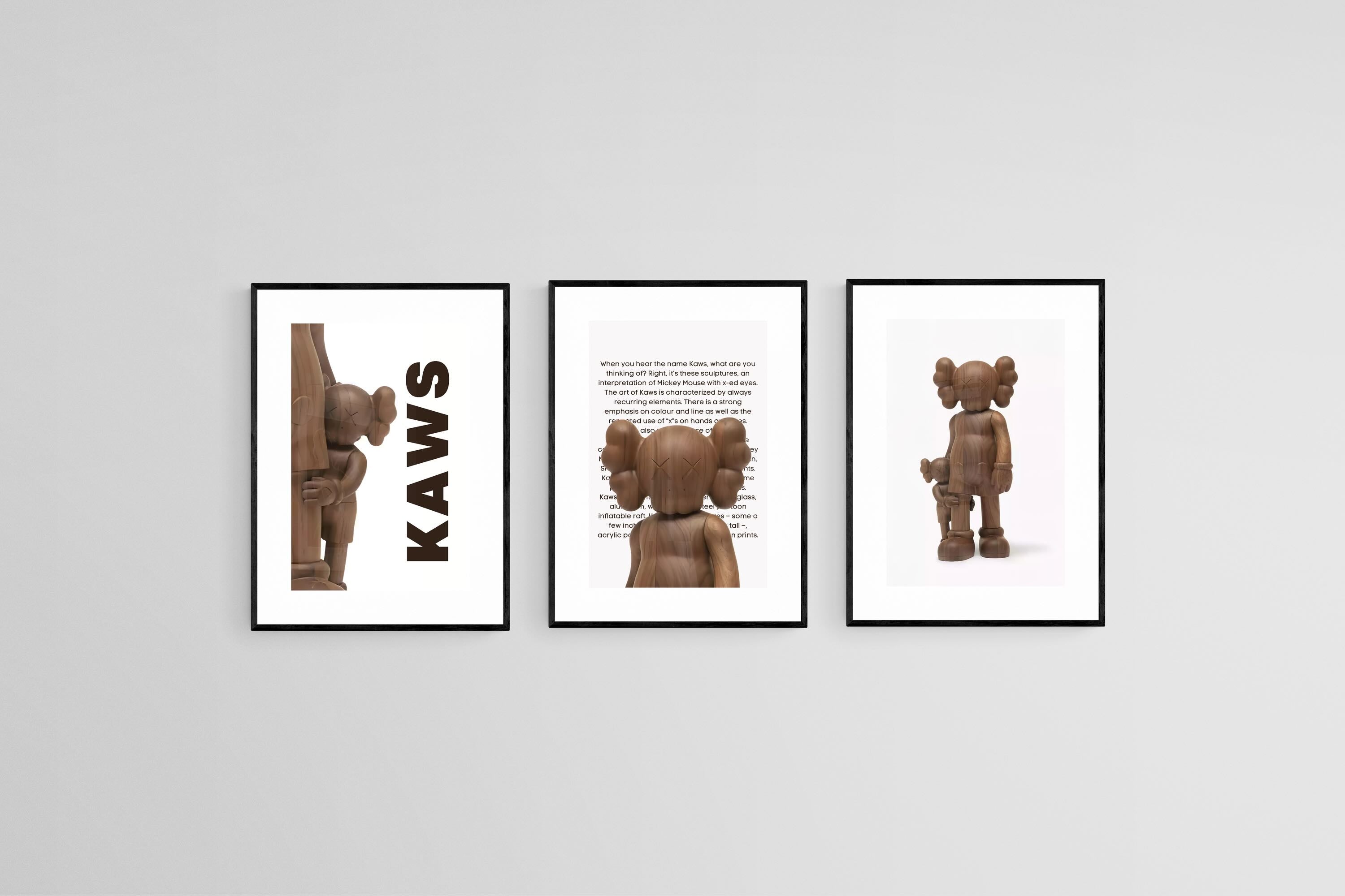 Wood KAWS Set