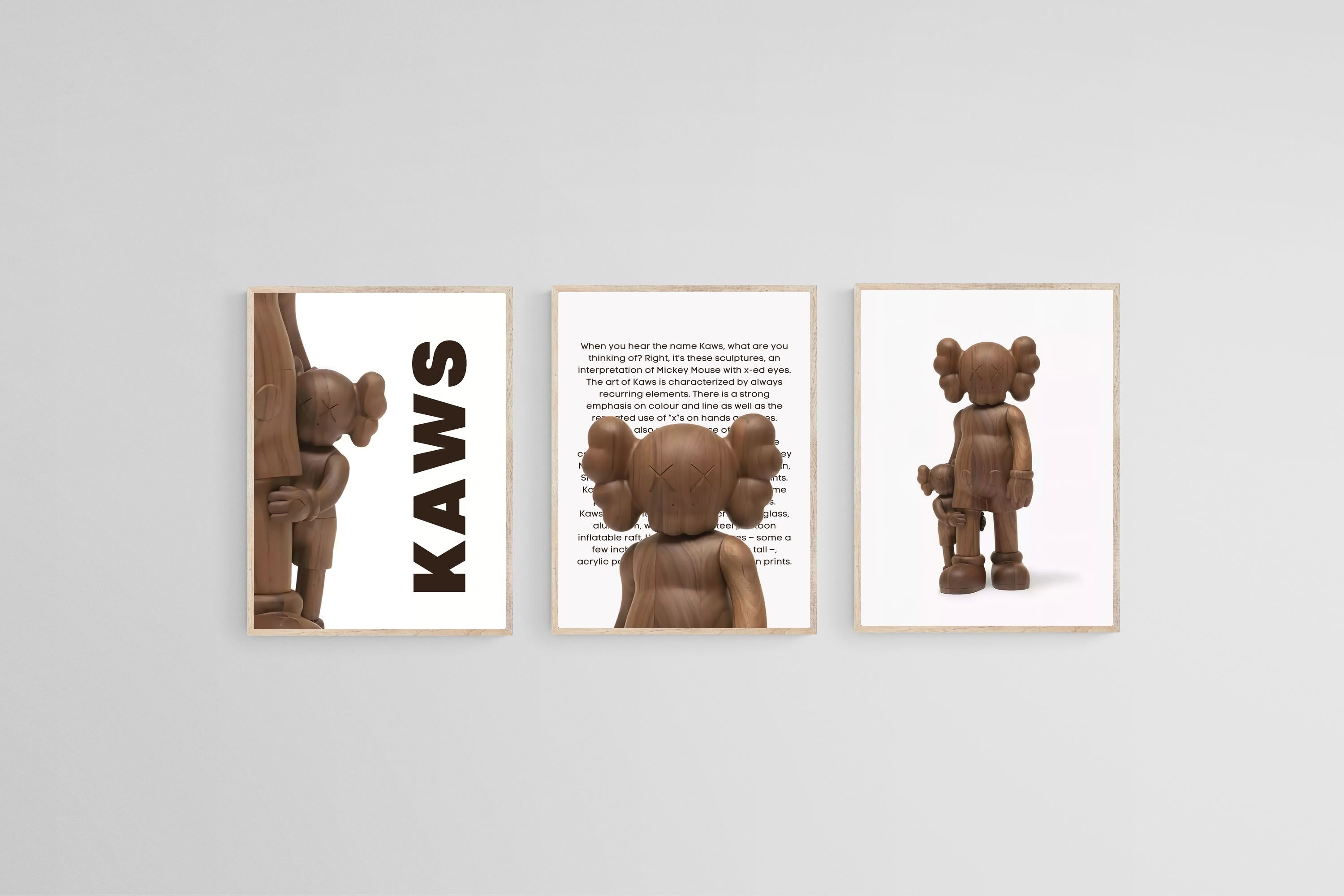 Wood KAWS Set