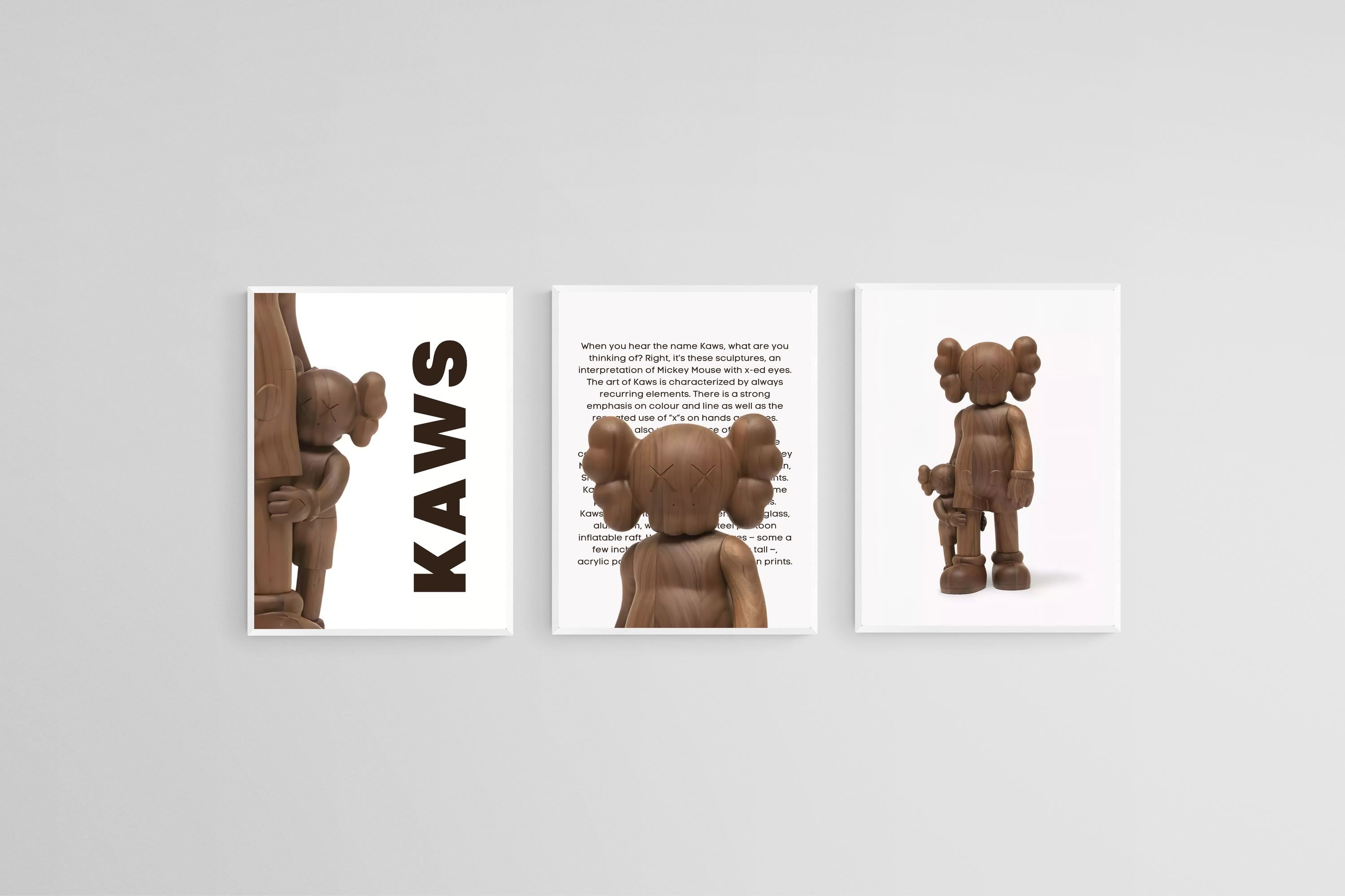 Wood KAWS Set