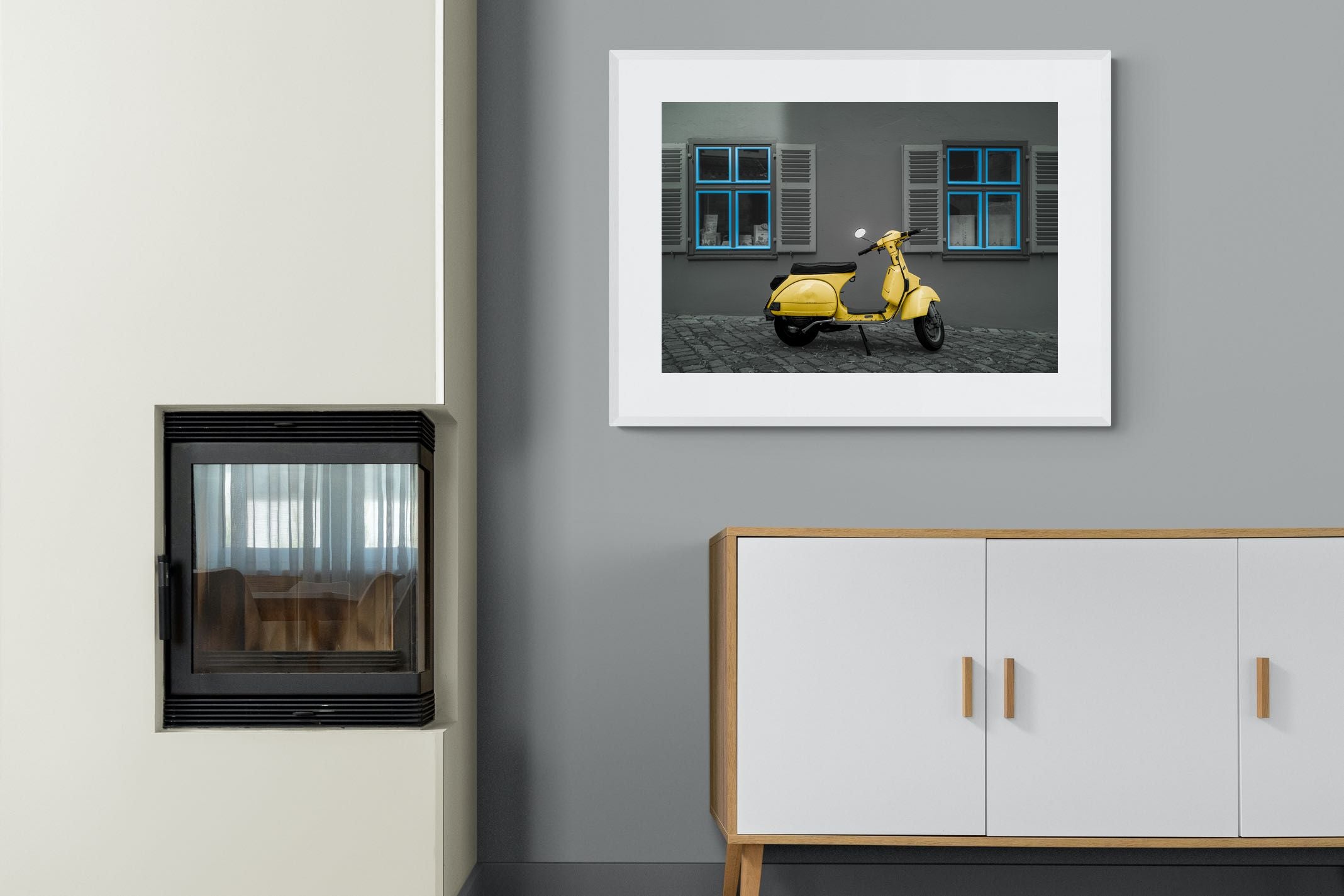 Pixalot Yellow Vespa