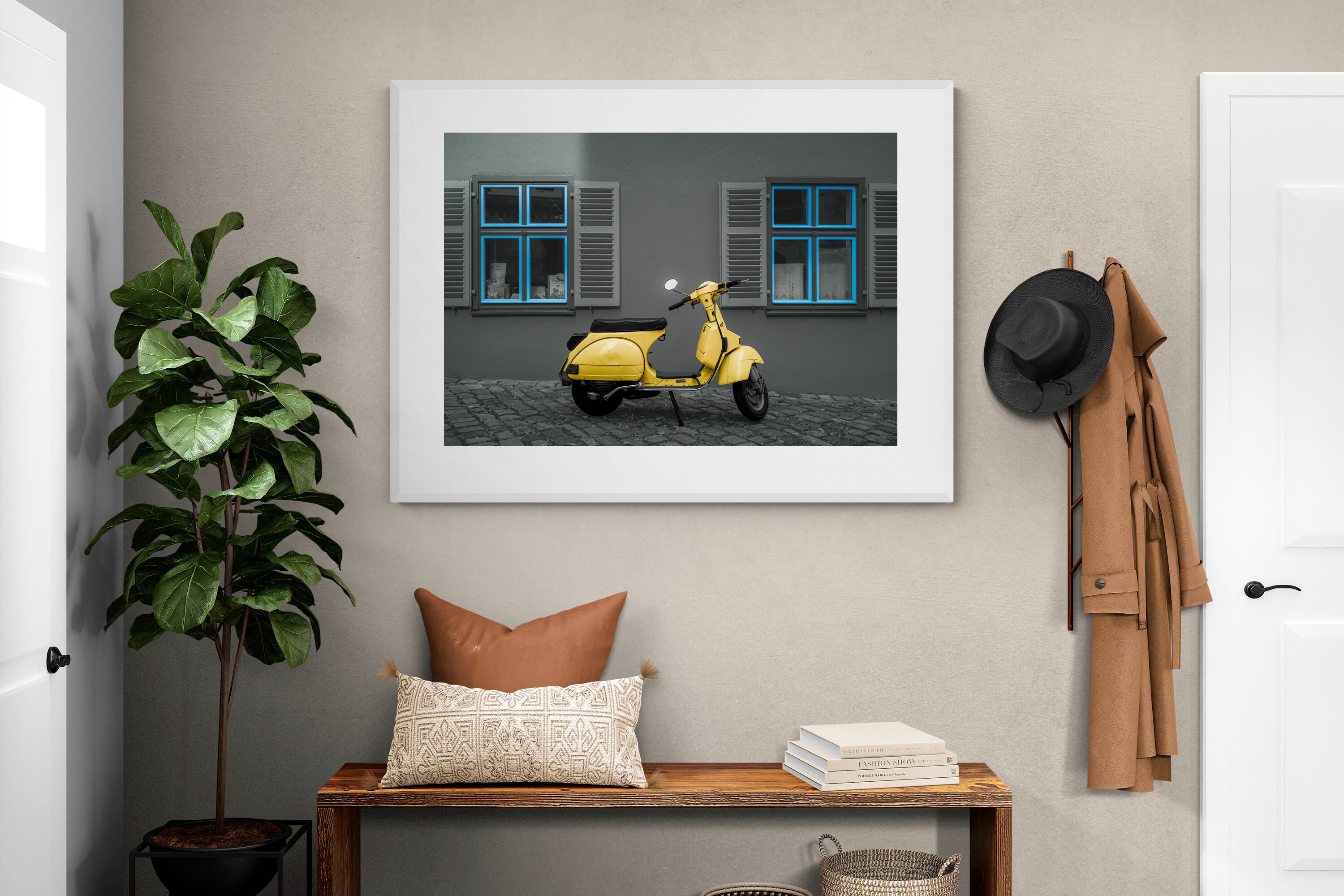 Pixalot Yellow Vespa