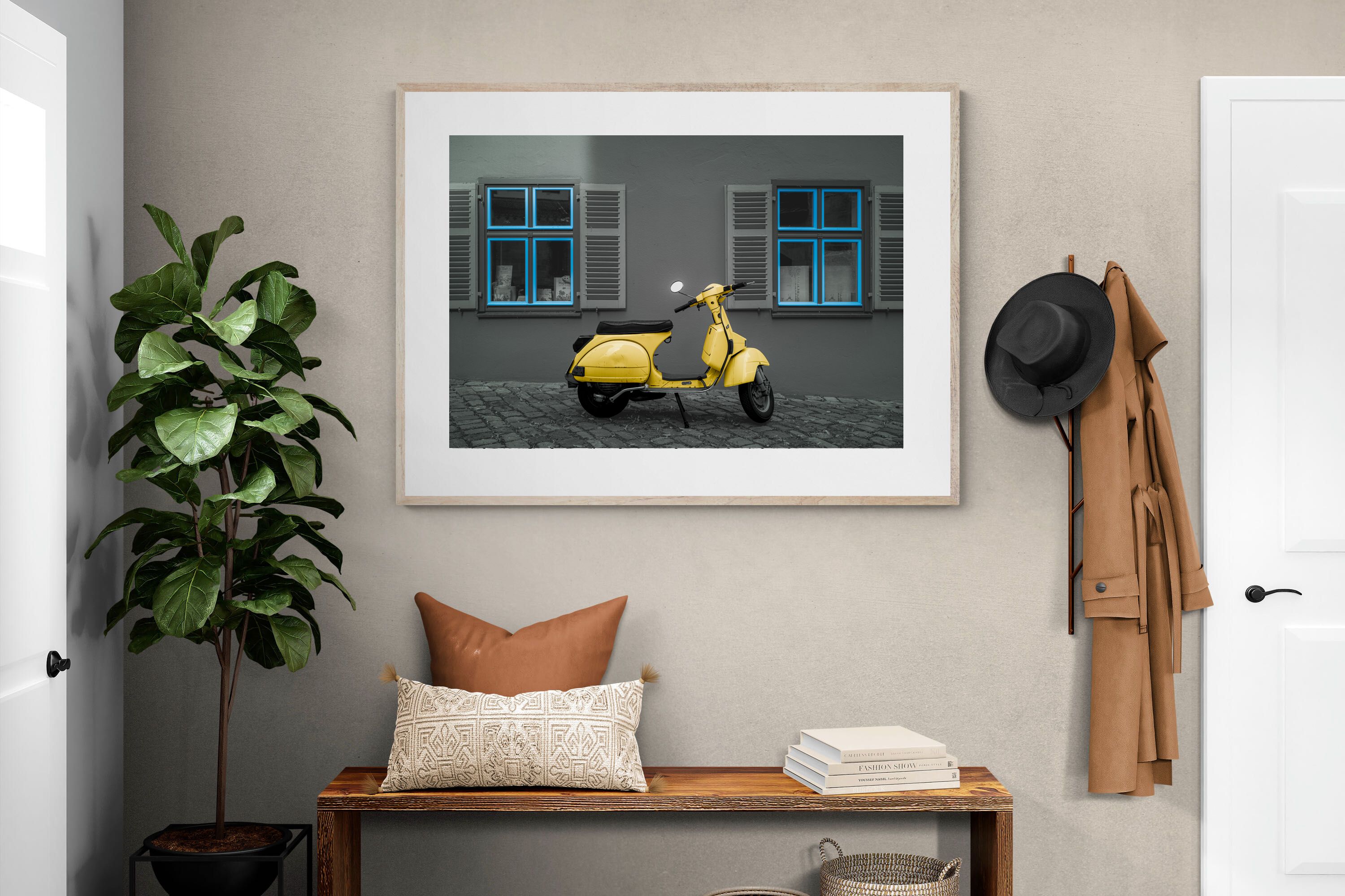 Pixalot Yellow Vespa