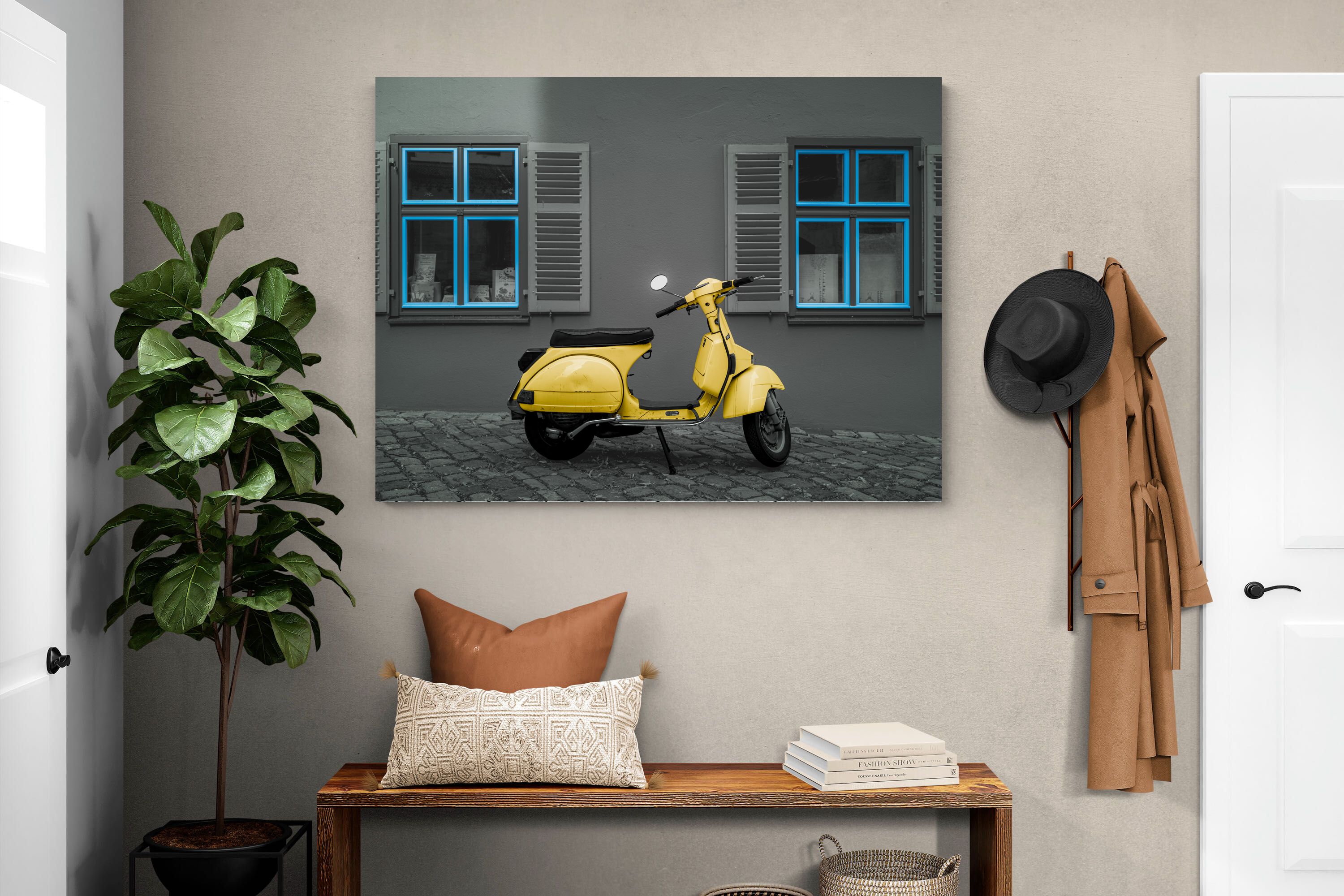 Pixalot Yellow Vespa
