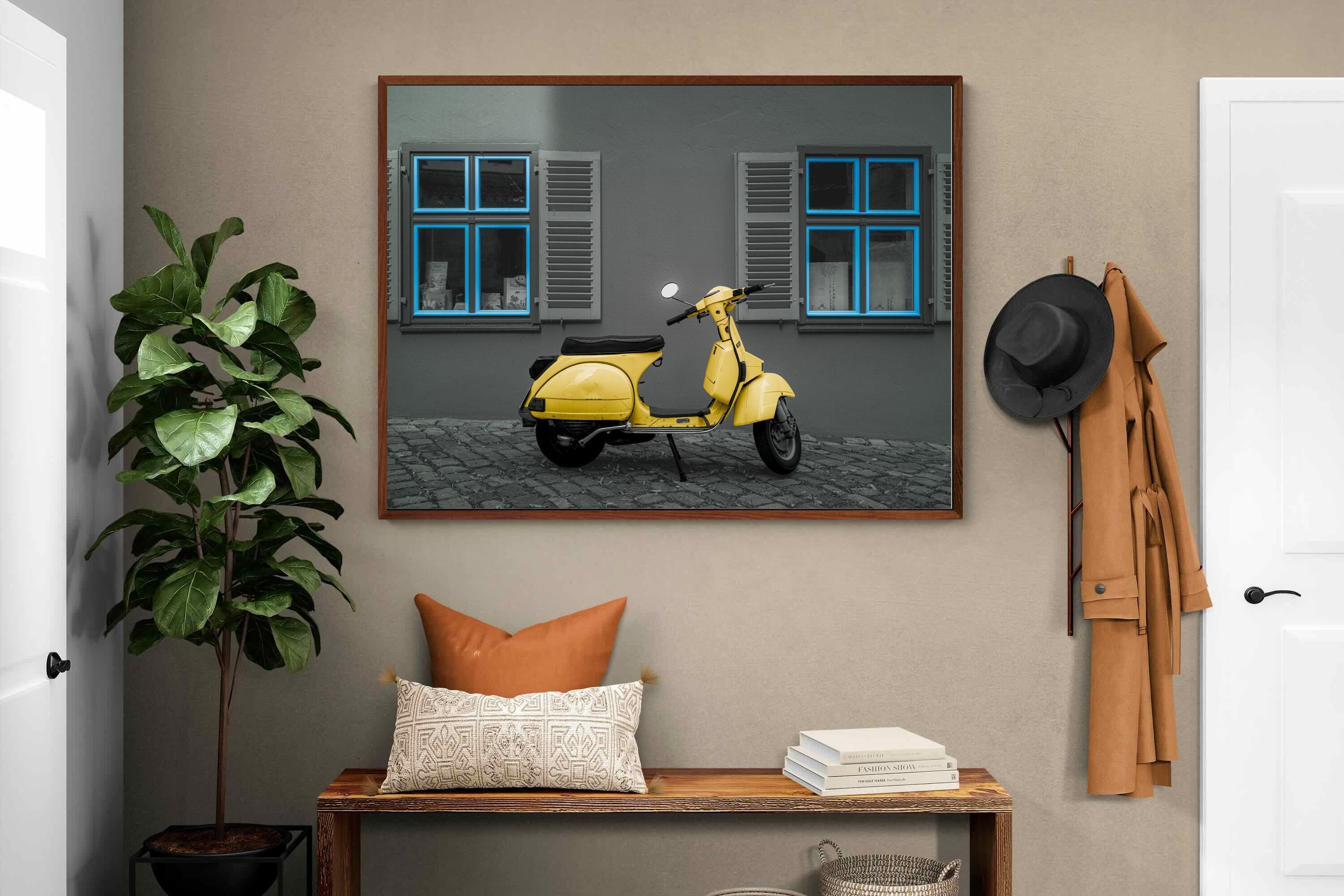 Pixalot Yellow Vespa