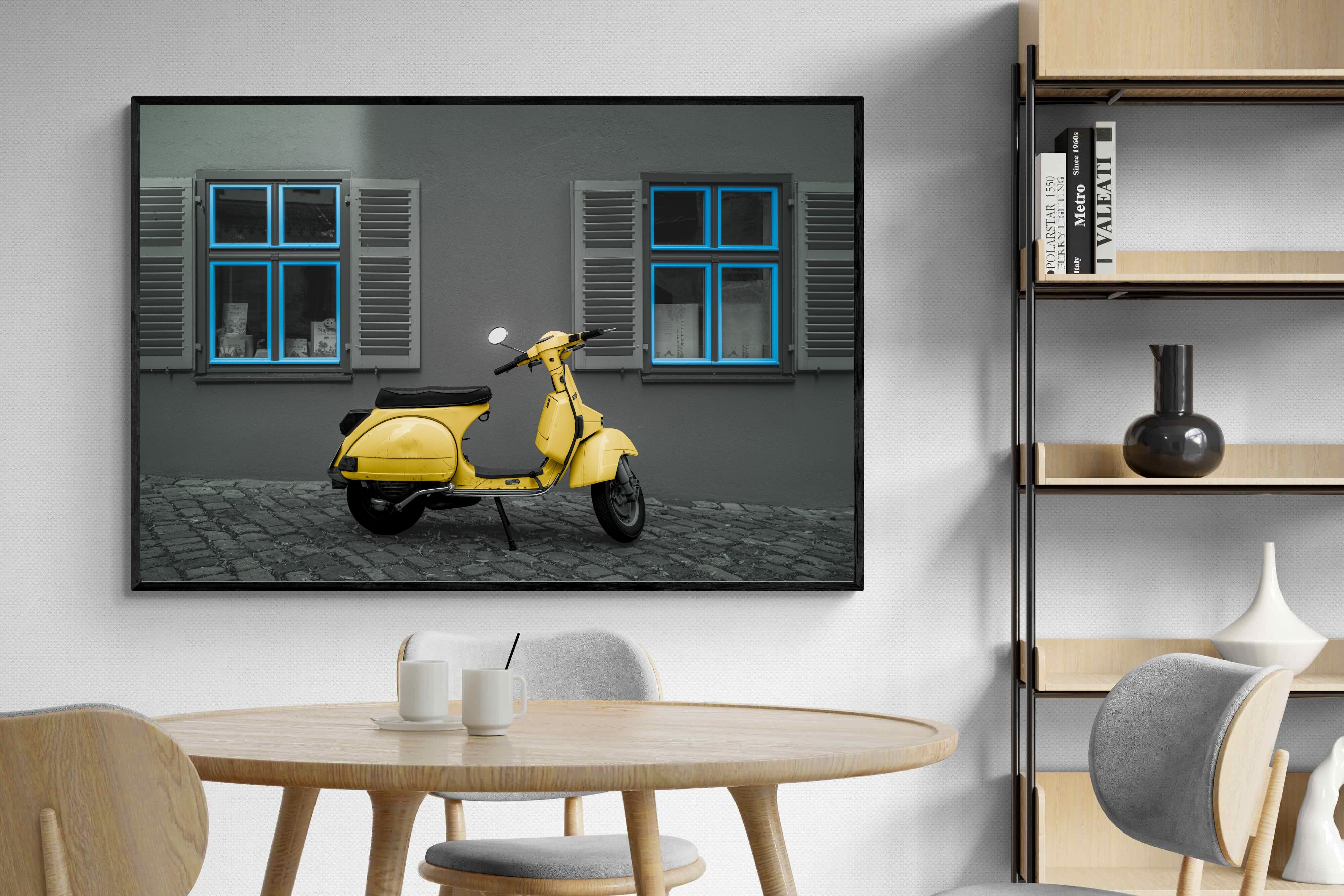 Pixalot Yellow Vespa