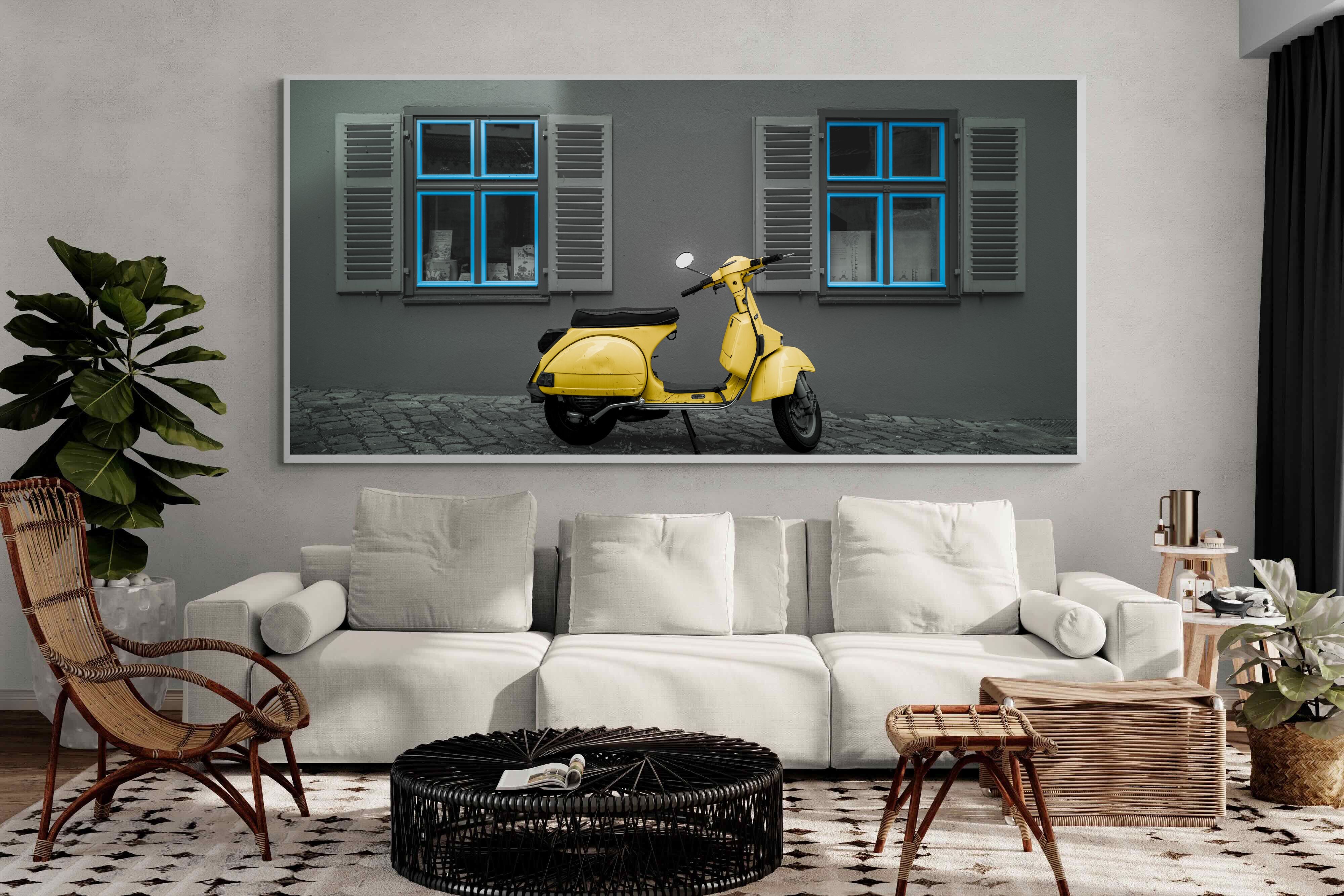 Pixalot Yellow Vespa
