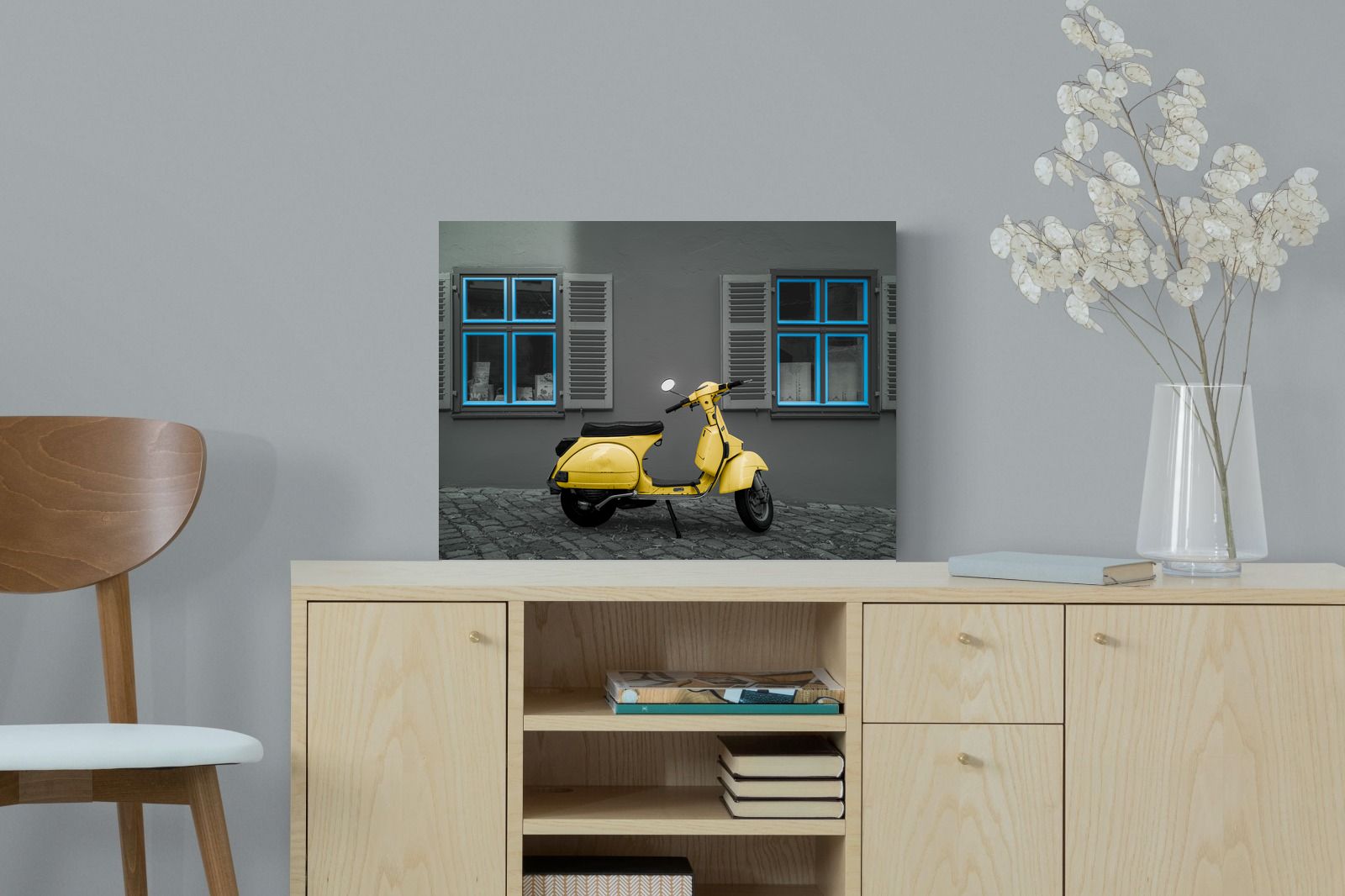 Pixalot Yellow Vespa