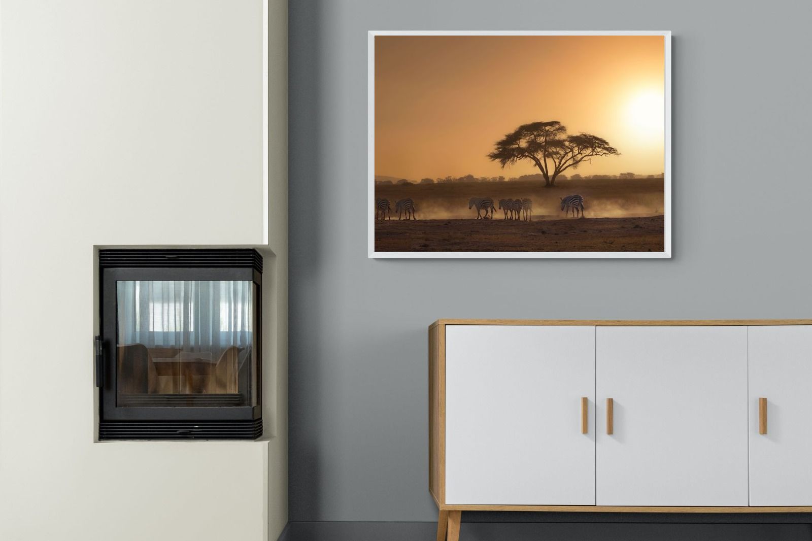 Pixalot Zebra at Dusk