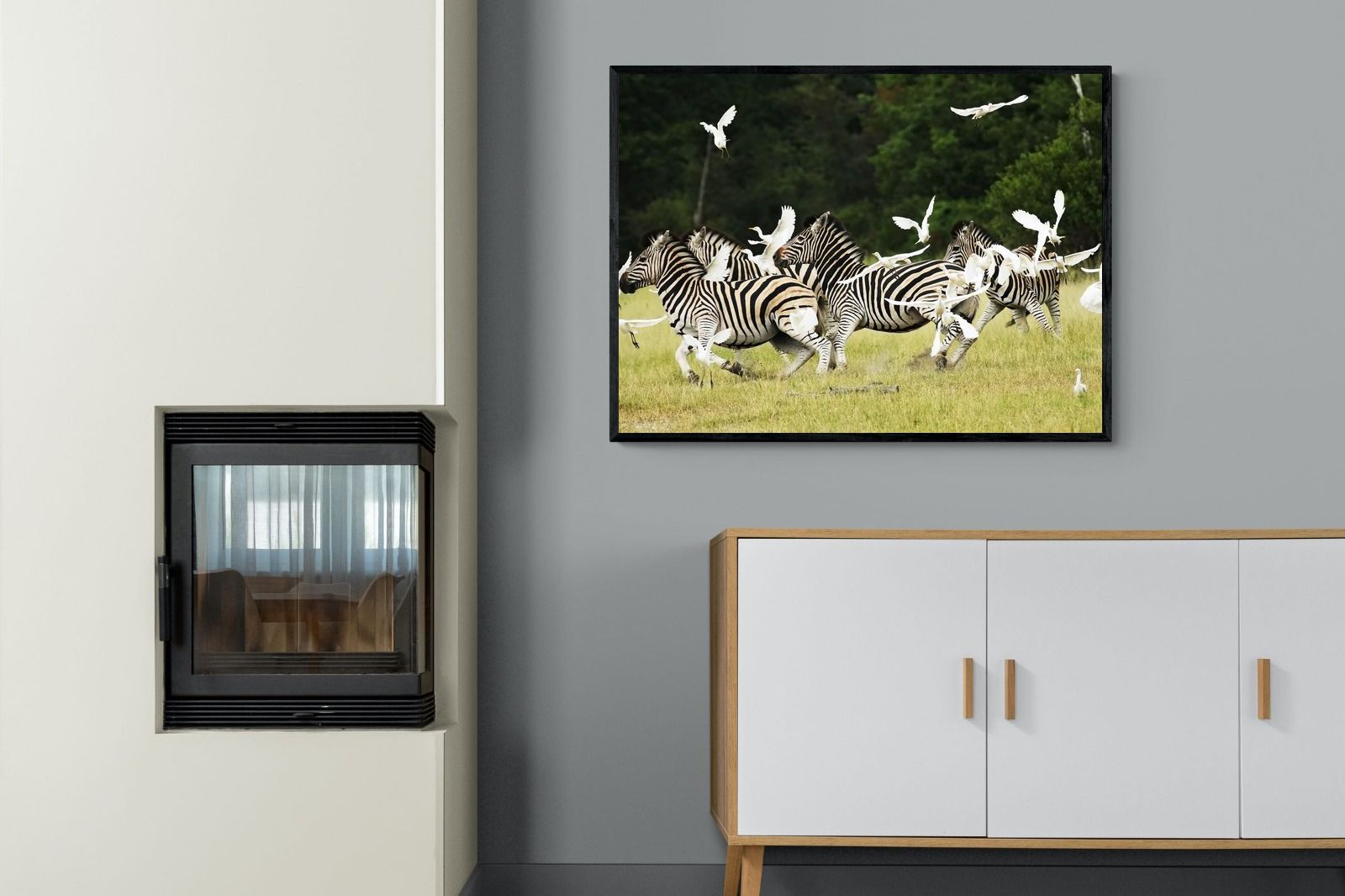 Pixalot Zebra & Herons (colour)