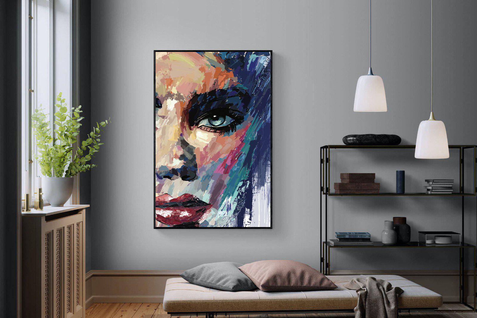 Abigail's Wish-Wall_Art-120 x 180cm-Mounted Canvas-Black-Pixalot