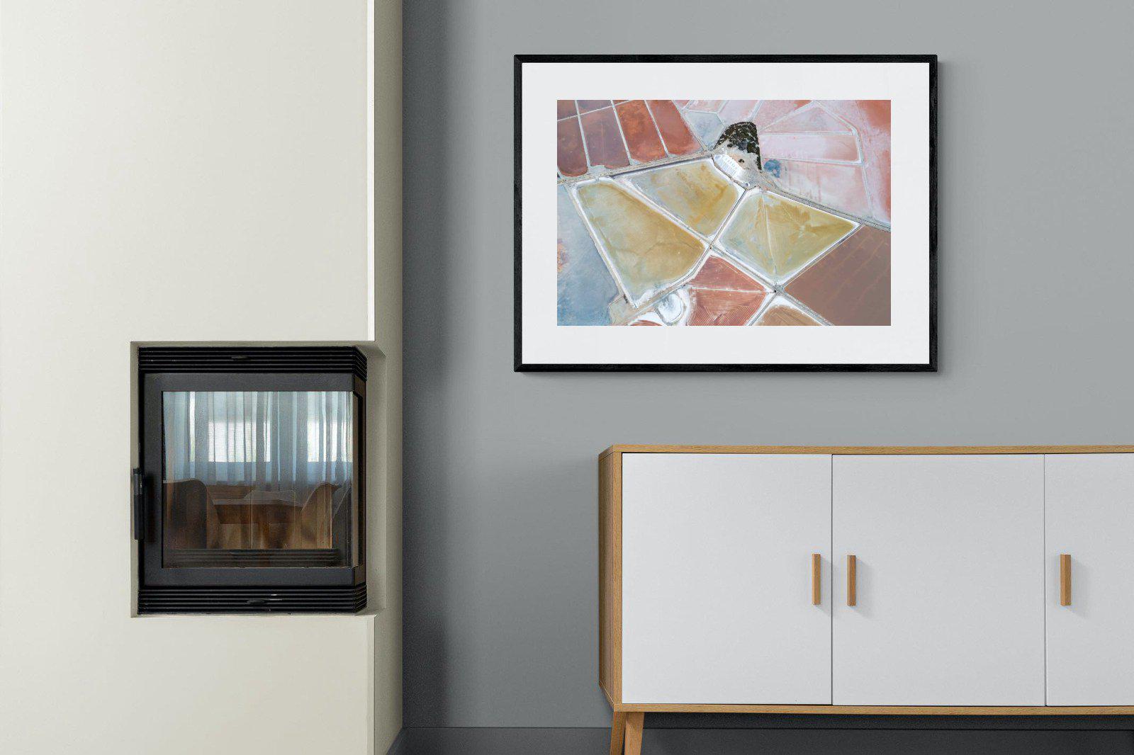 Aerial Art-Wall_Art-100 x 75cm-Framed Print-Black-Pixalot