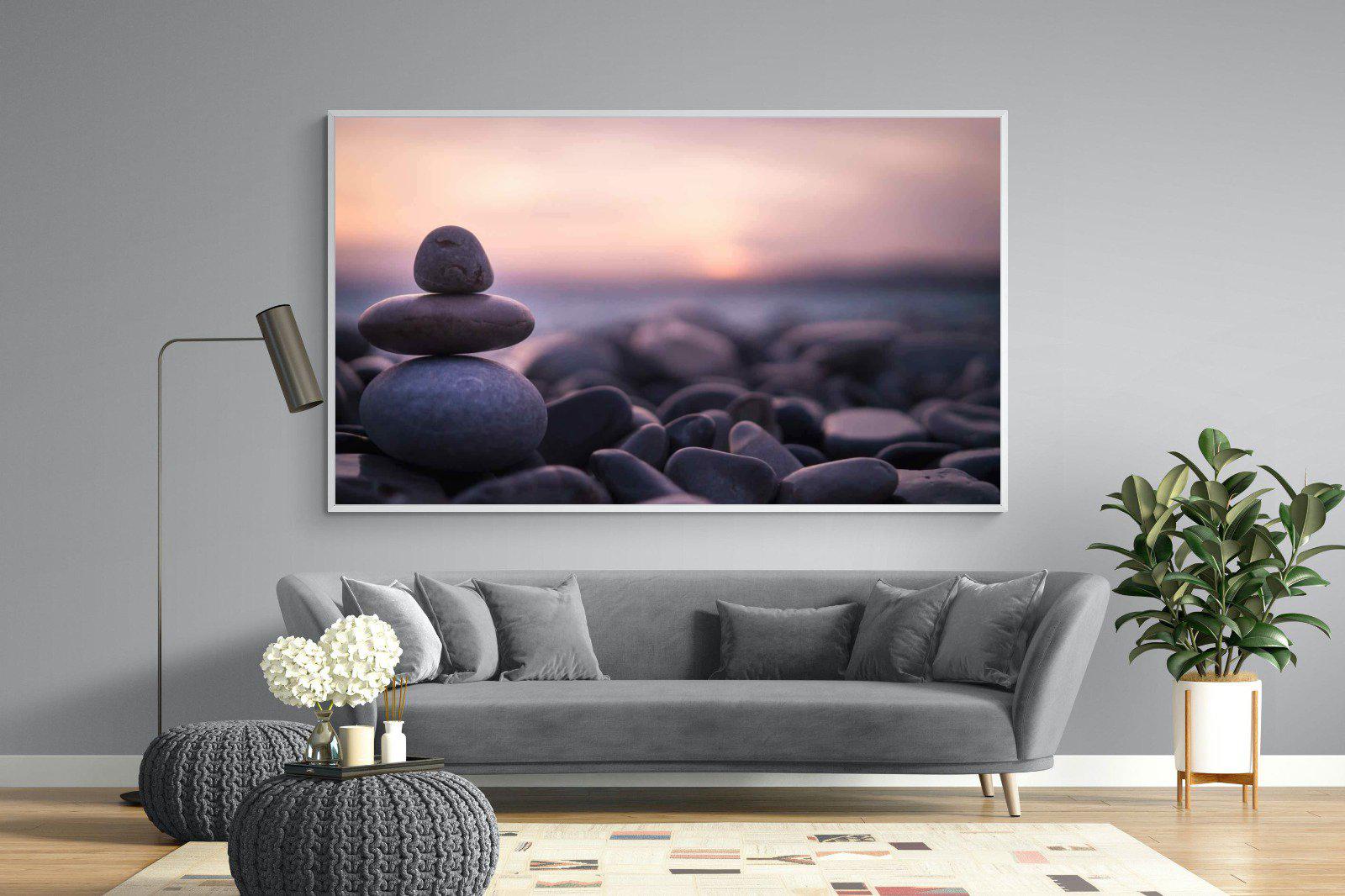 Balanced-Wall_Art-220 x 130cm-Mounted Canvas-White-Pixalot