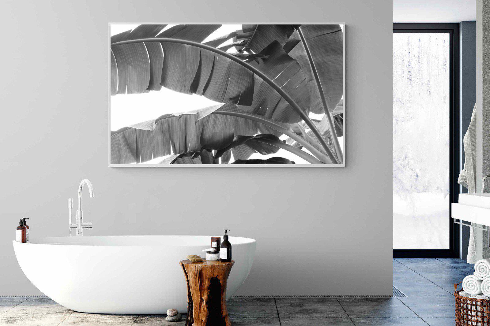 Banana Frond-Wall_Art-180 x 110cm-Mounted Canvas-White-Pixalot