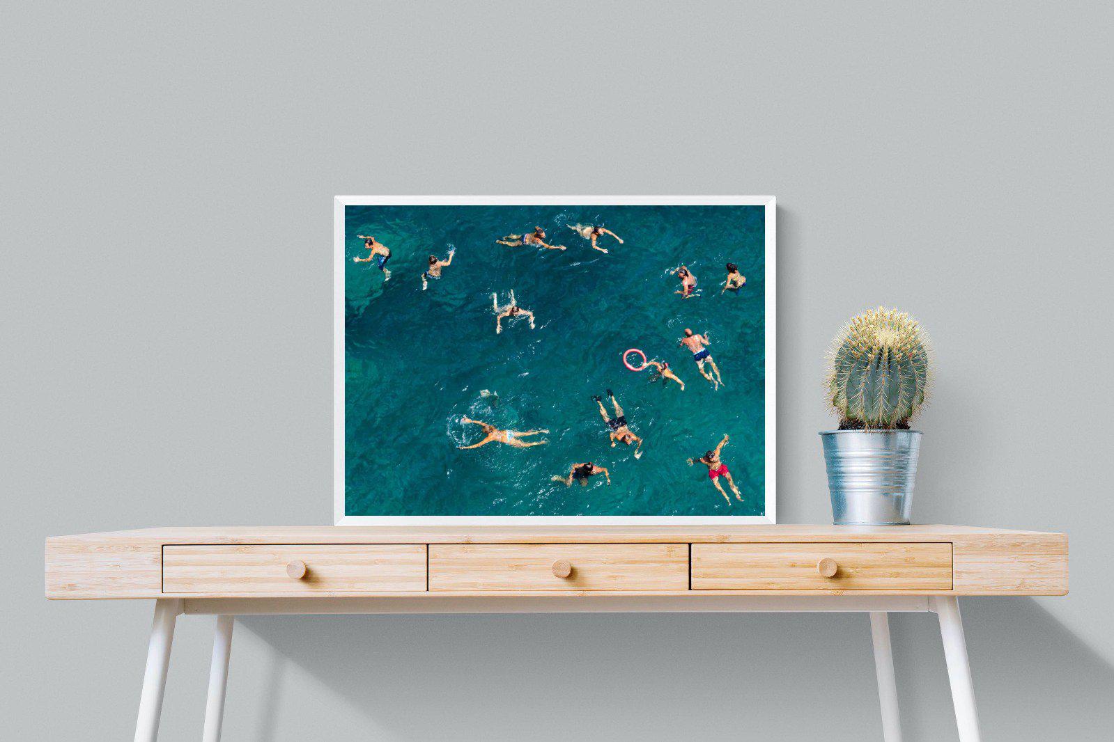 Bathers-Wall_Art-80 x 60cm-Mounted Canvas-White-Pixalot