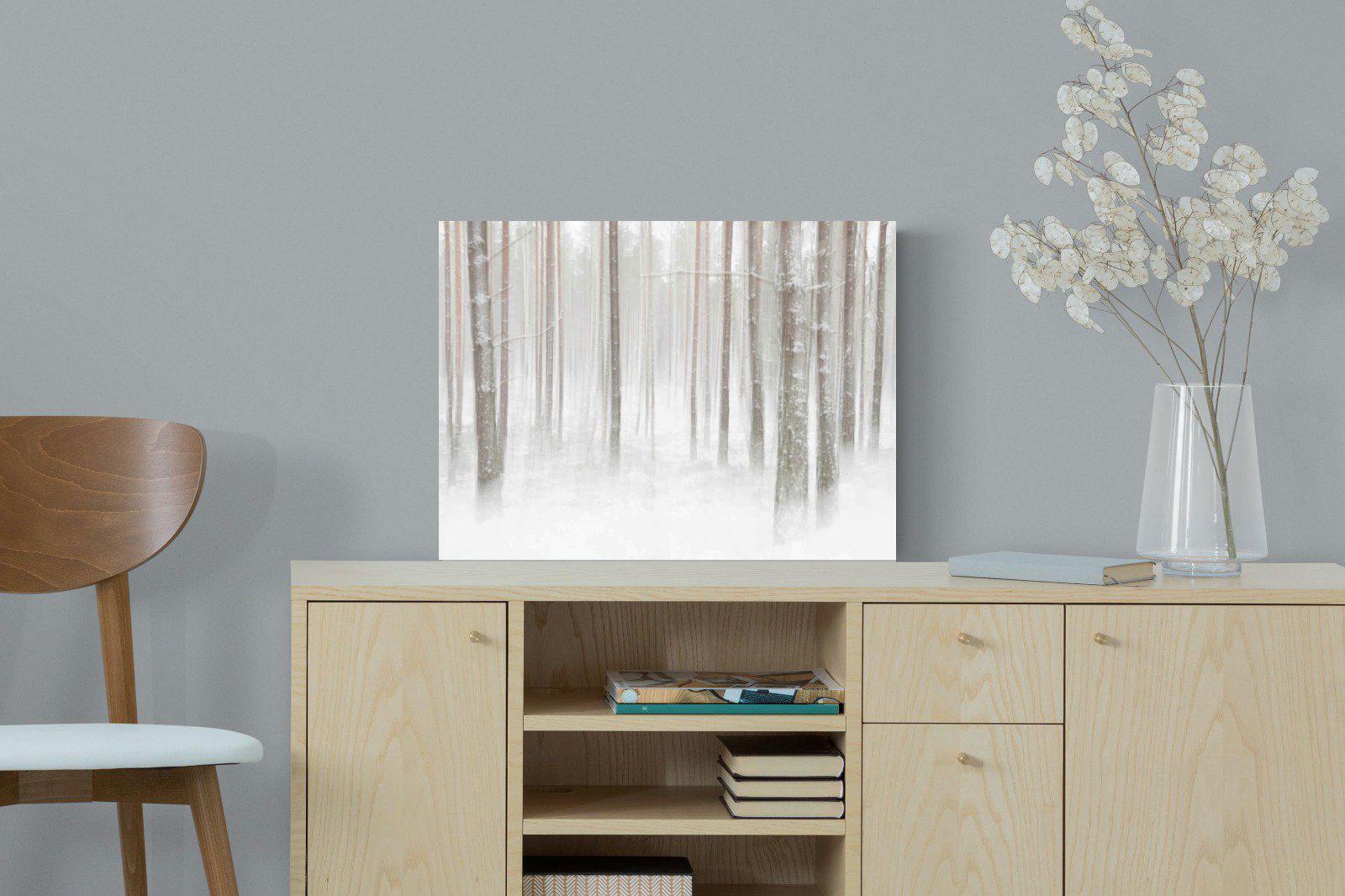 Birch Forest-Wall_Art-60 x 45cm-Mounted Canvas-No Frame-Pixalot
